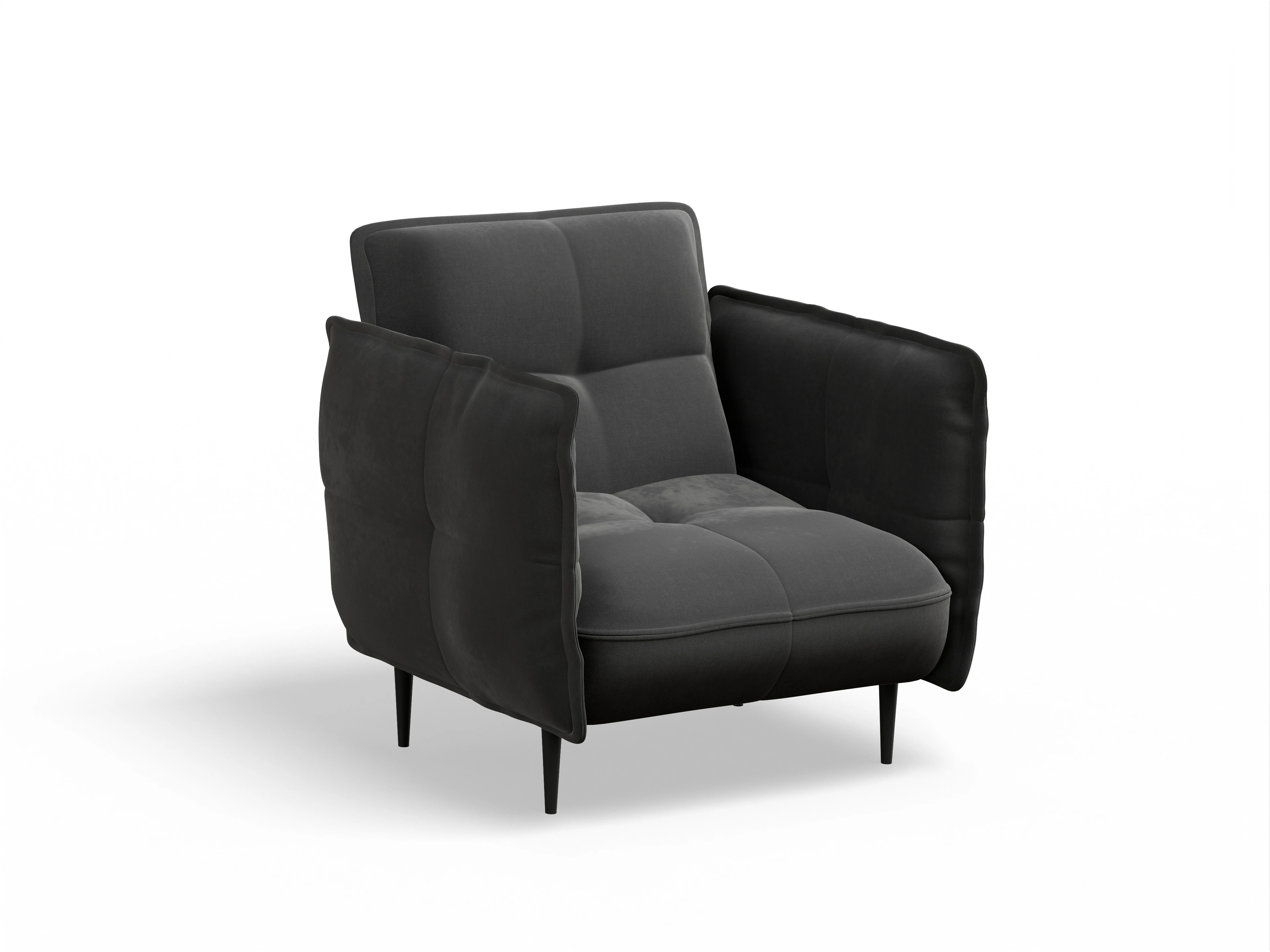 Ansicht des Produktes Marvin-O Klassische Sessel in Stoff Schwarz