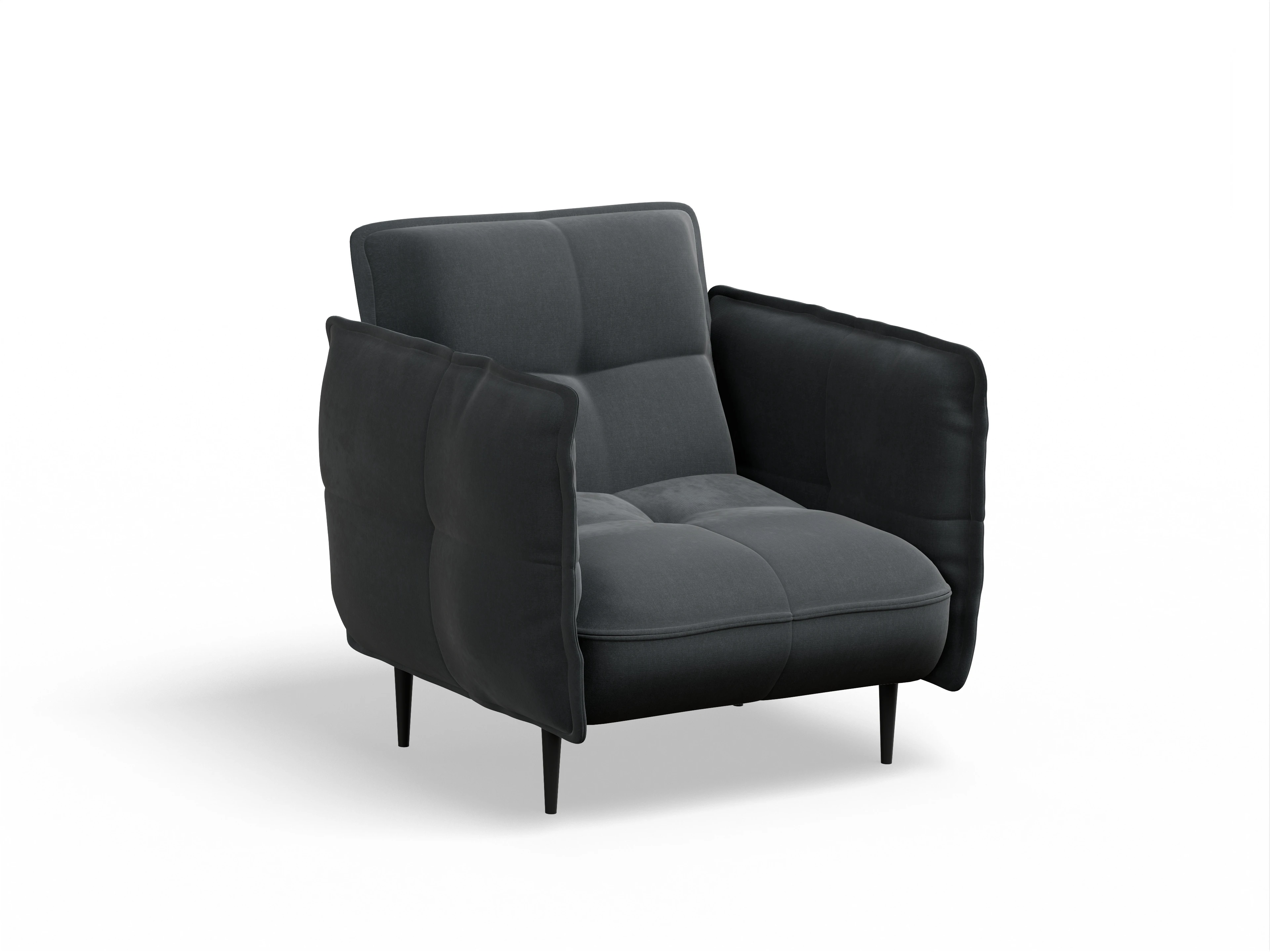 Ansicht des Produktes Marvin-O Klassische Sessel in Stoff Grau