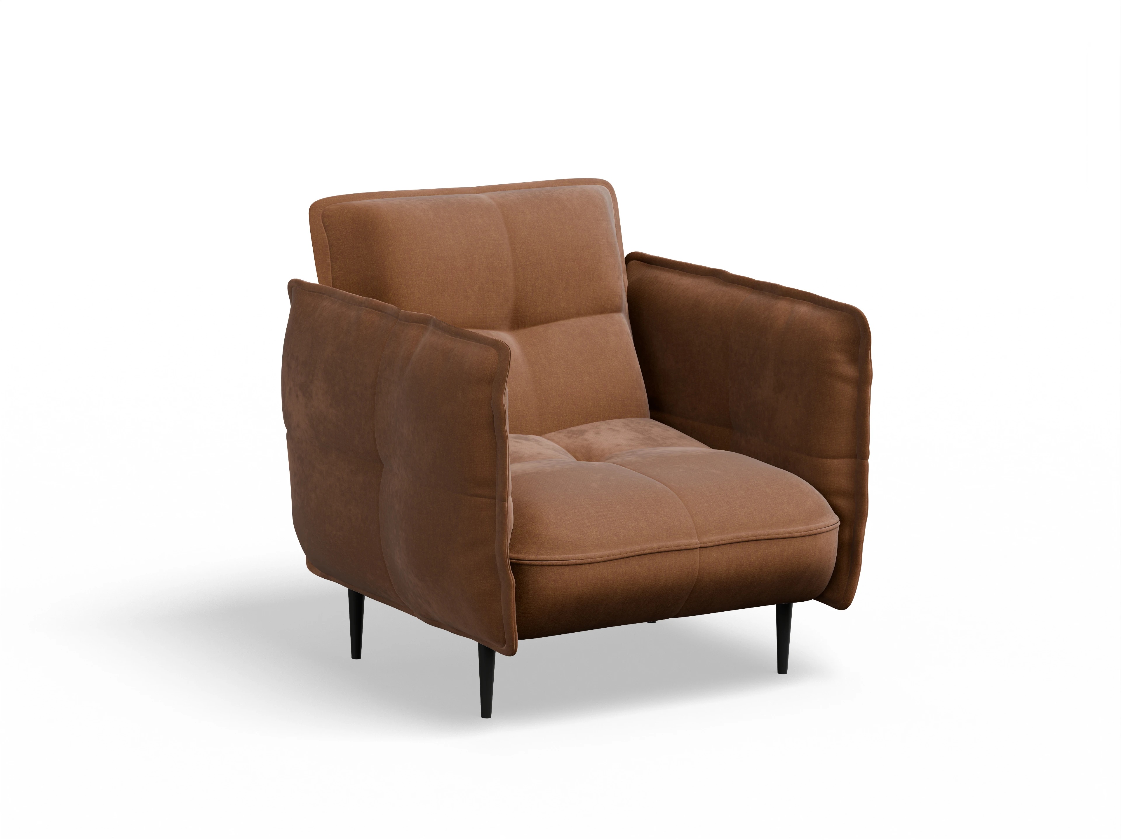 Ansicht des Produktes Marvin-O Klassische Sessel in Stoff Gelb