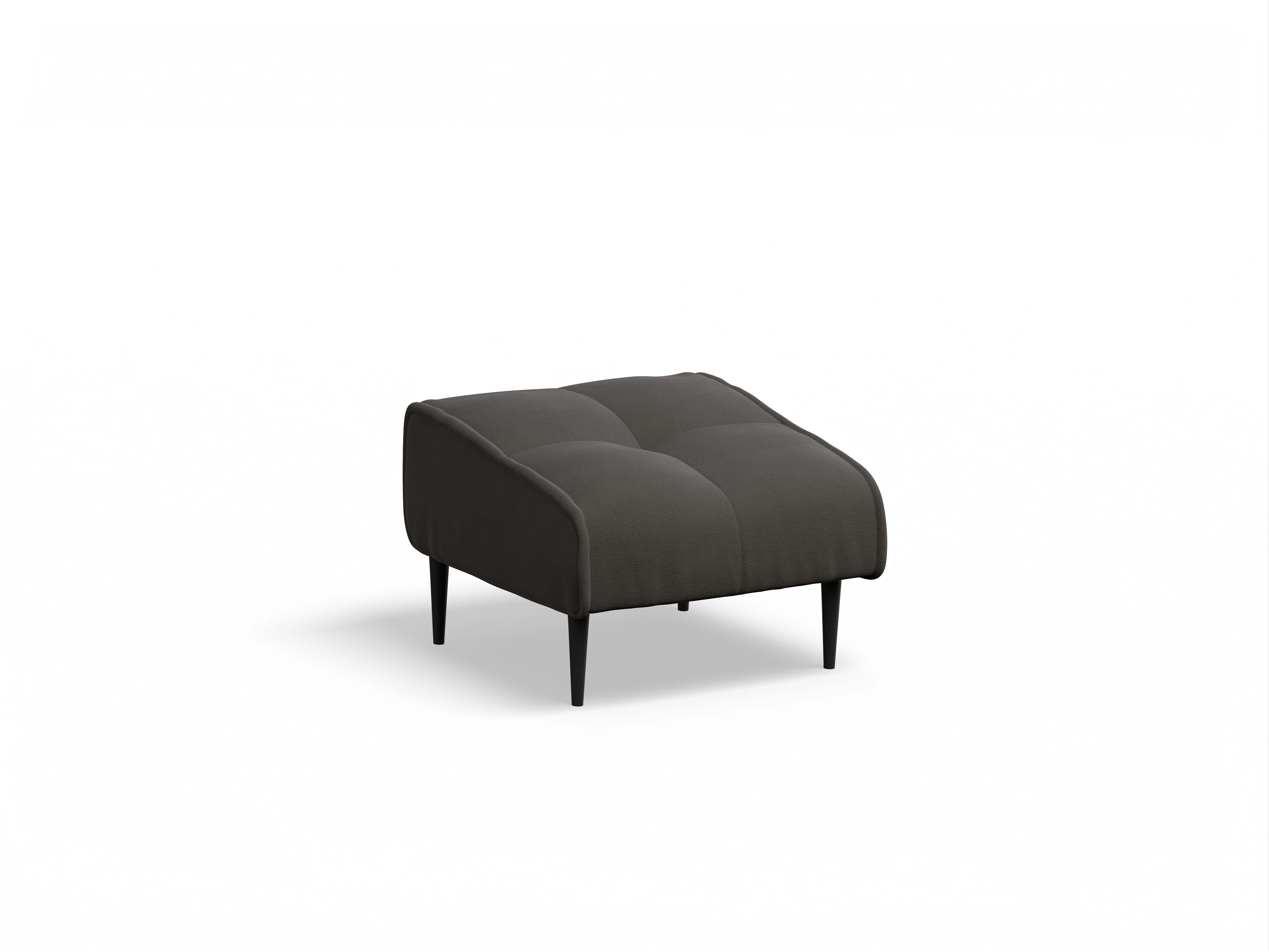 Ansicht des Produktes Marvin-O Hocker in Stoff Braun