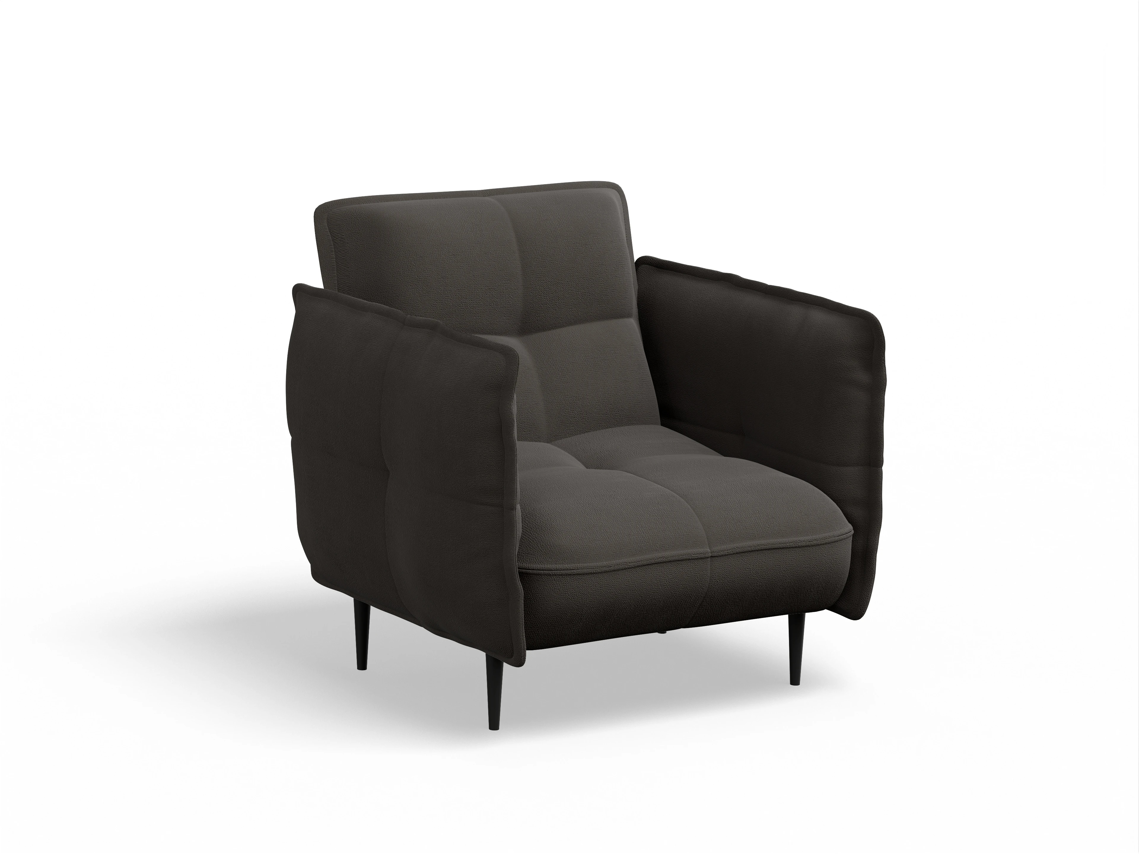 Ansicht des Produktes Marvin-O Klassische Sessel in Stoff Braun