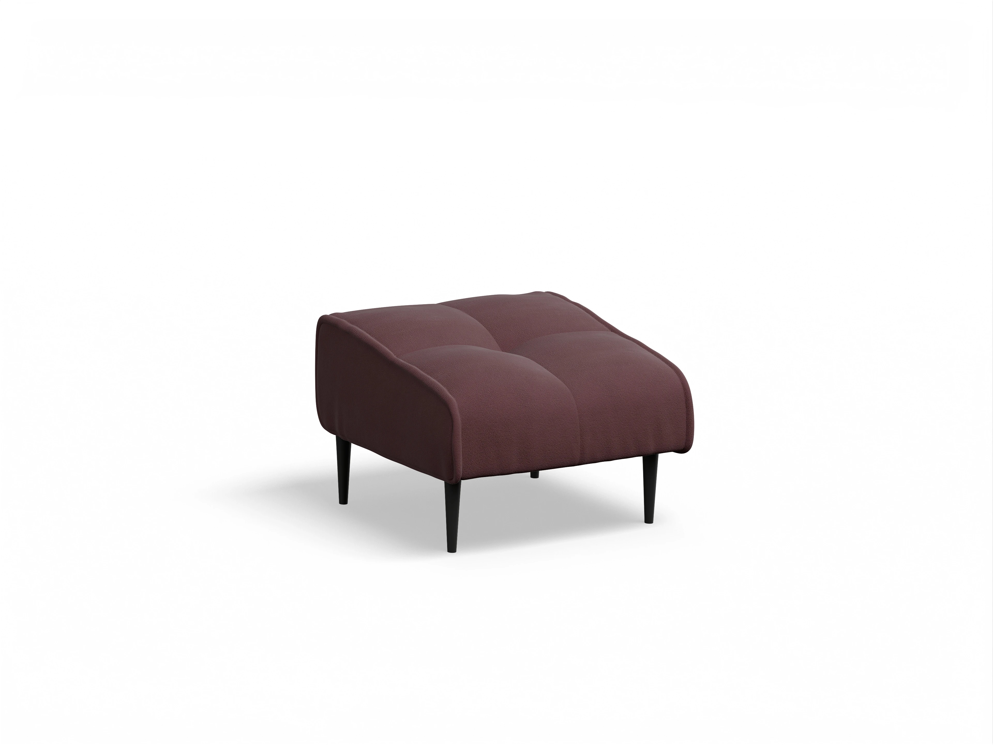 Ansicht des Produktes Marvin-O Hocker in Stoff Rot