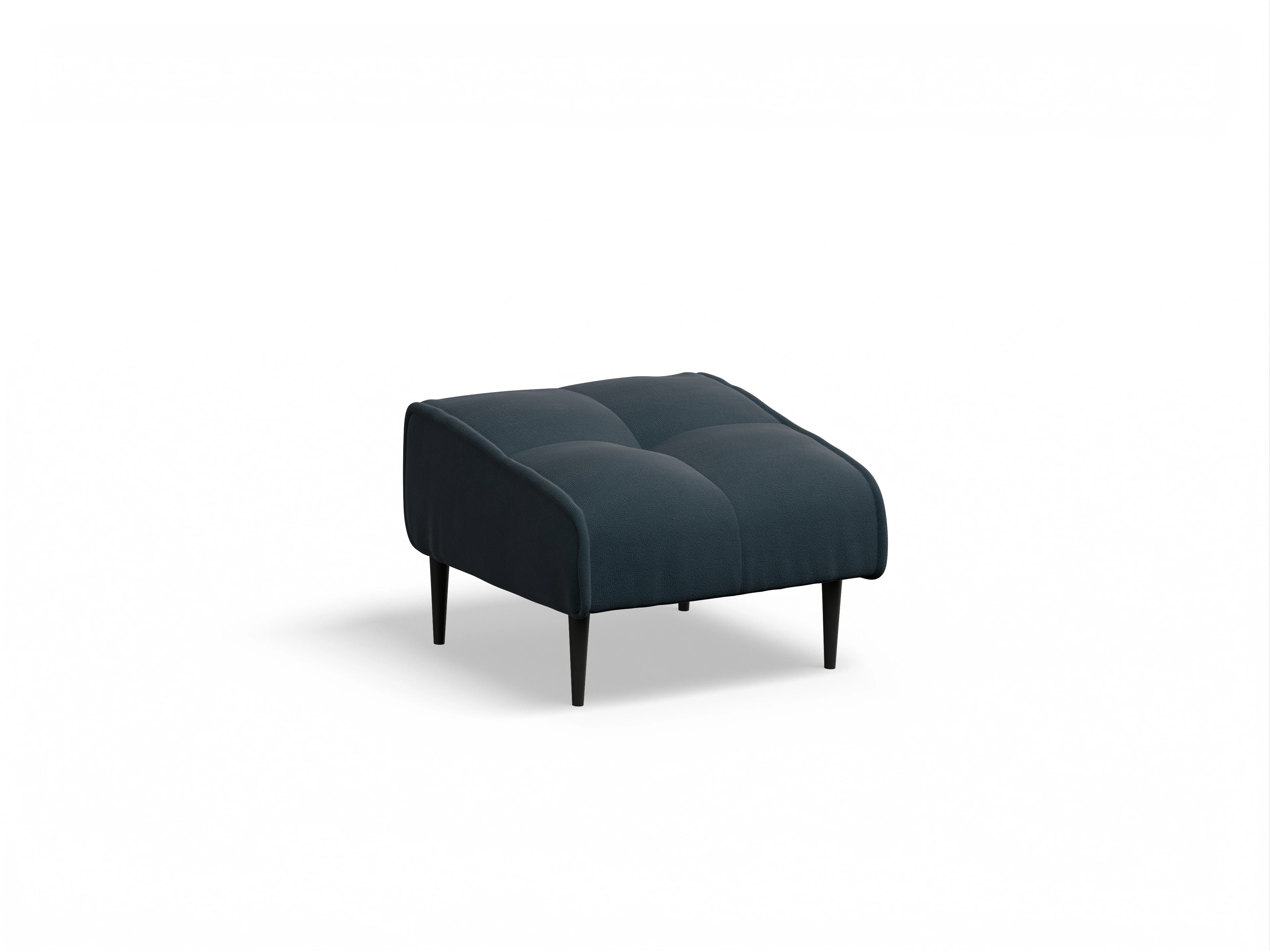 Ansicht des Produktes Marvin-O Hocker in Stoff Blau