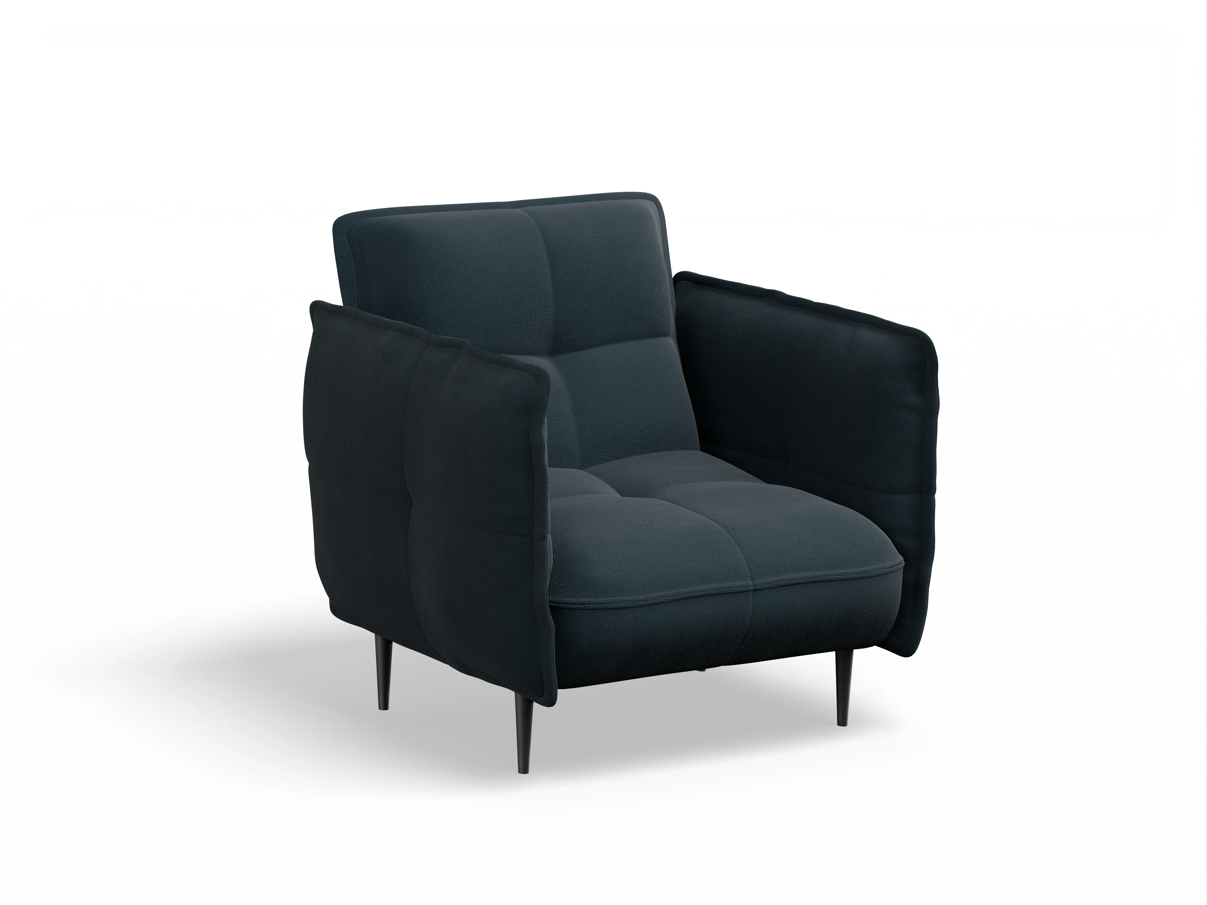 Ansicht des Produktes Marvin-O Klassische Sessel in Stoff Blau