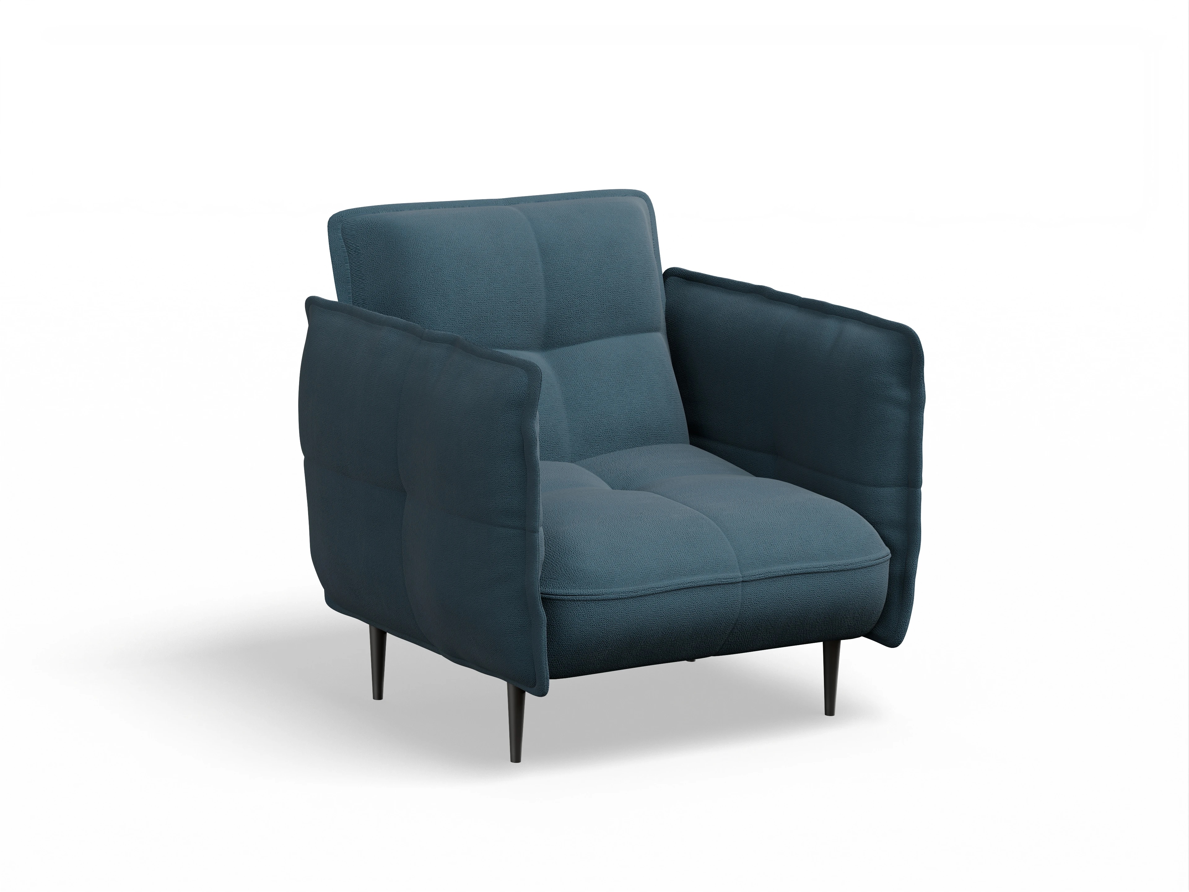 Ansicht des Produktes Marvin-O Klassische Sessel in Stoff Blau