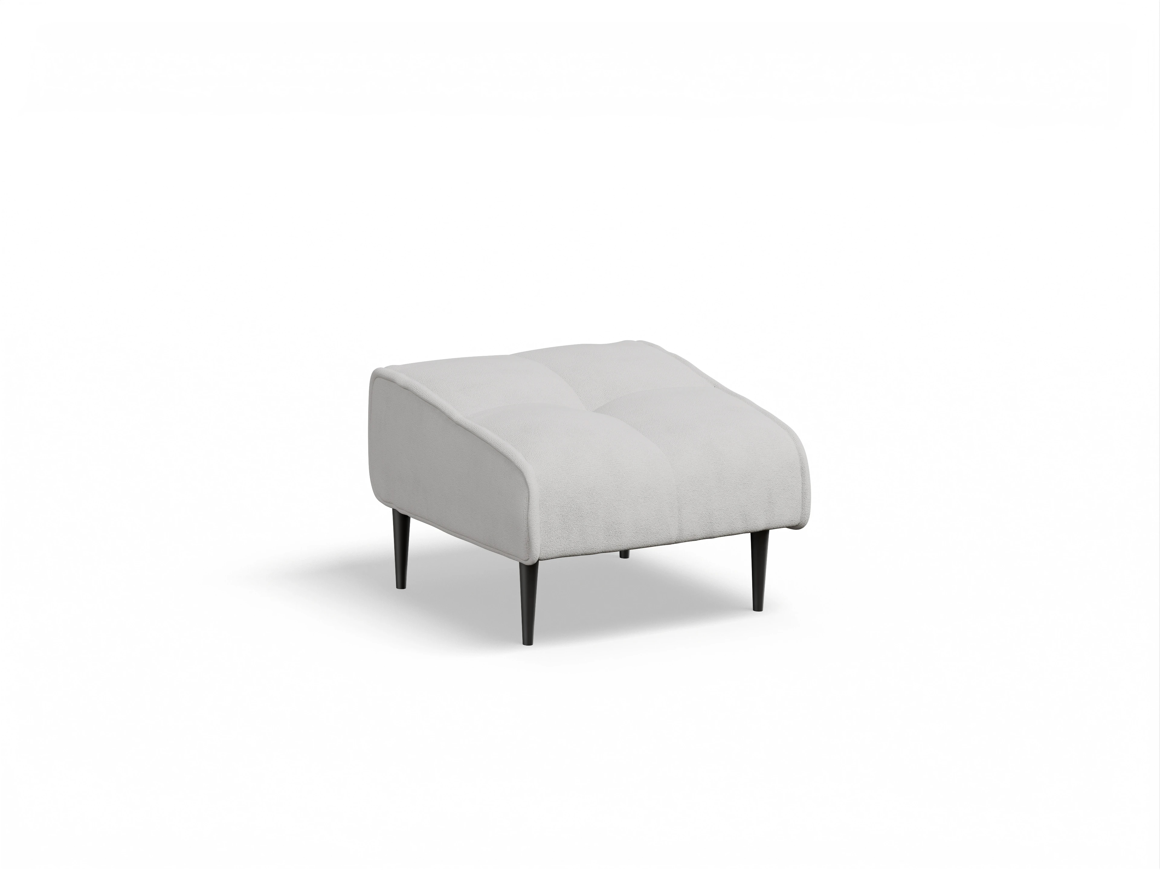 Ansicht des Produktes Marvin-O Hocker in Stoff Grau