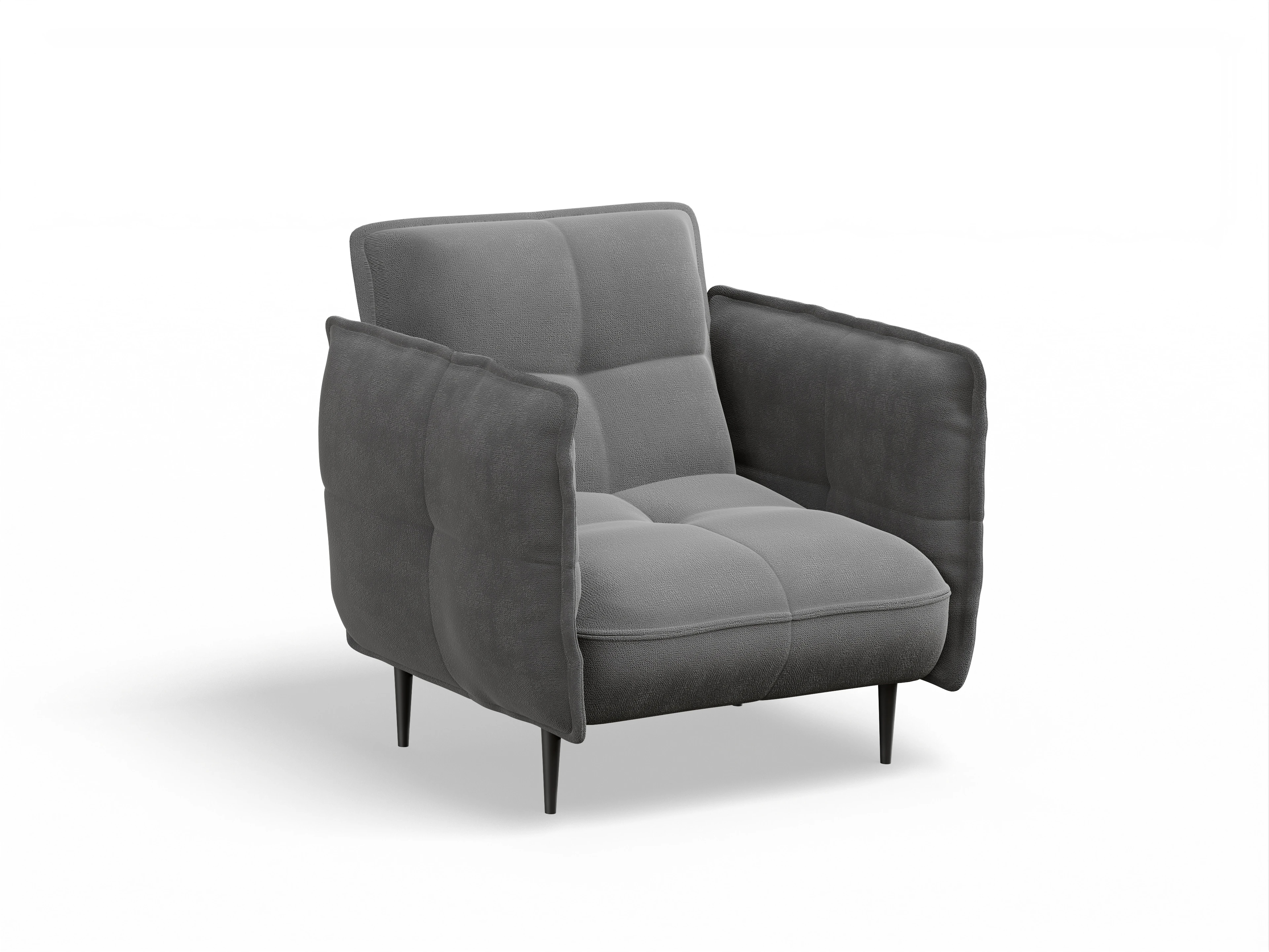 Ansicht des Produktes Marvin-O Klassische Sessel in Stoff Grau