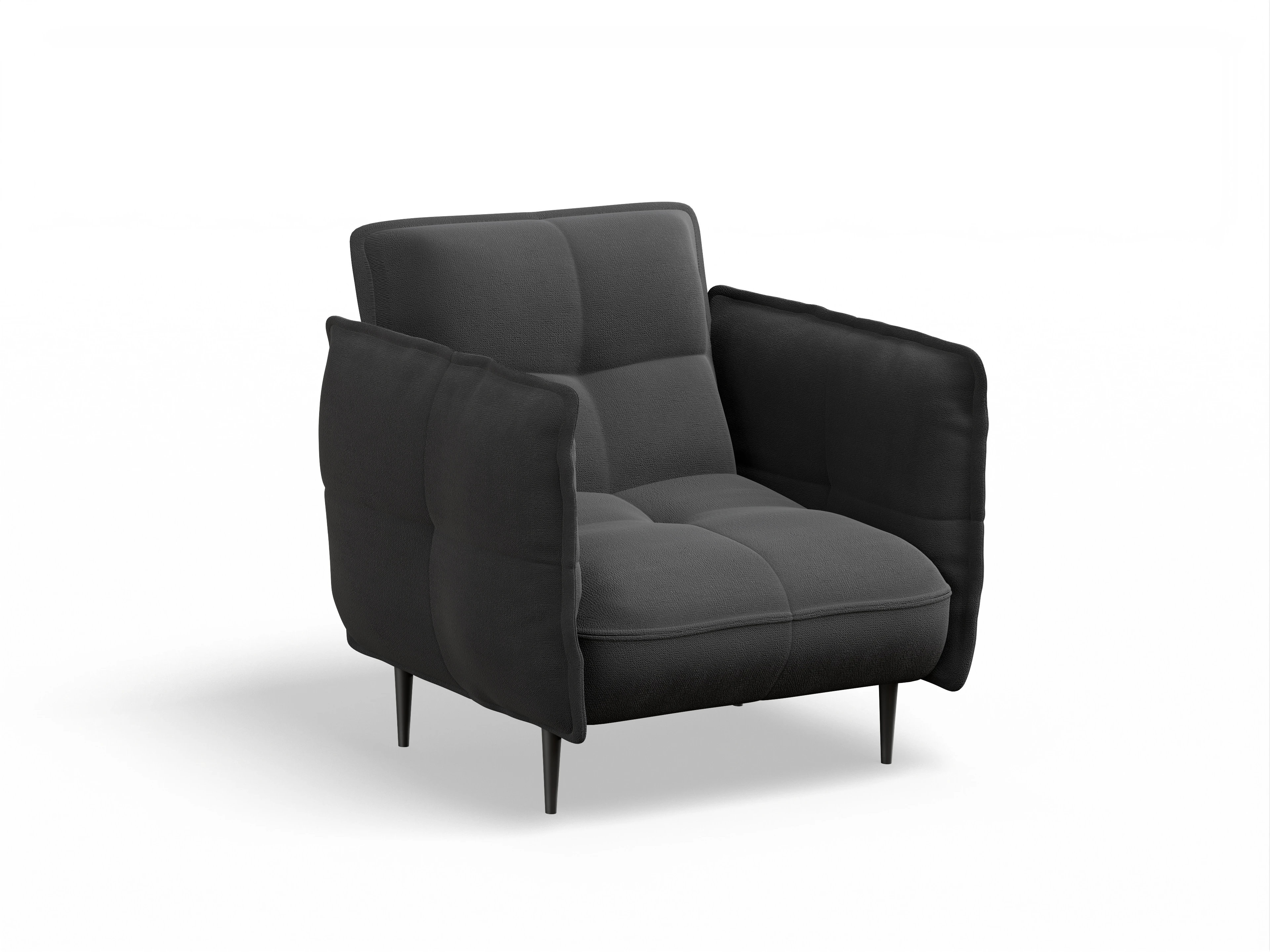 Ansicht des Produktes Marvin-O Klassische Sessel in Stoff Grau