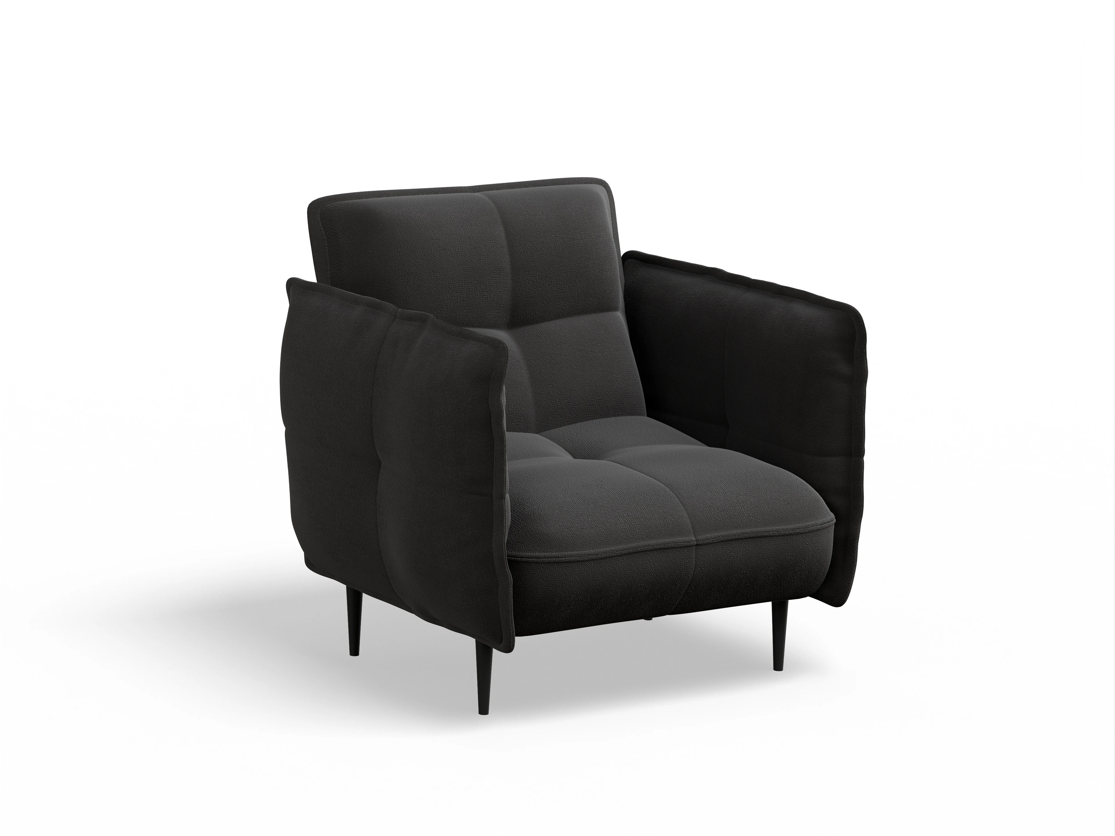 Ansicht des Produktes Marvin-O Klassische Sessel in Stoff Grau