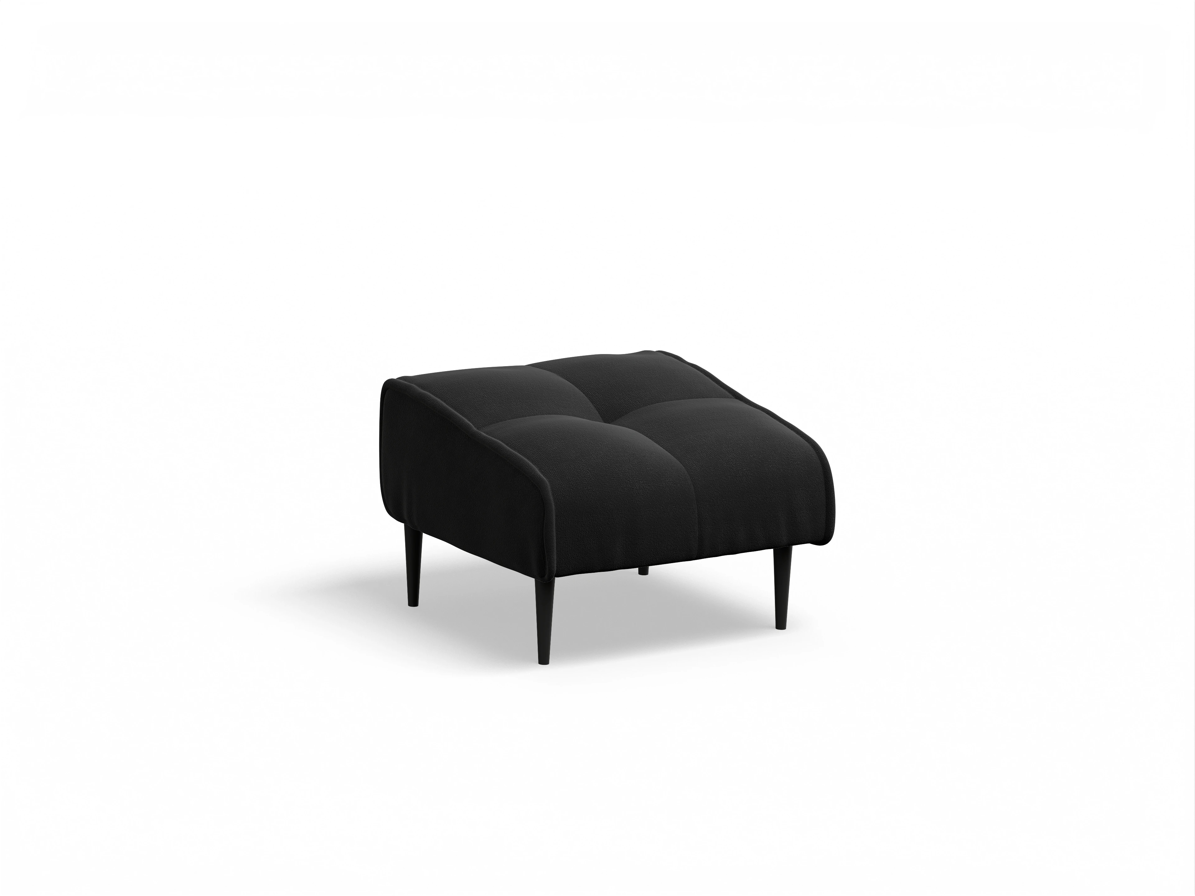 Ansicht des Produktes Marvin-O Hocker in Stoff Schwarz