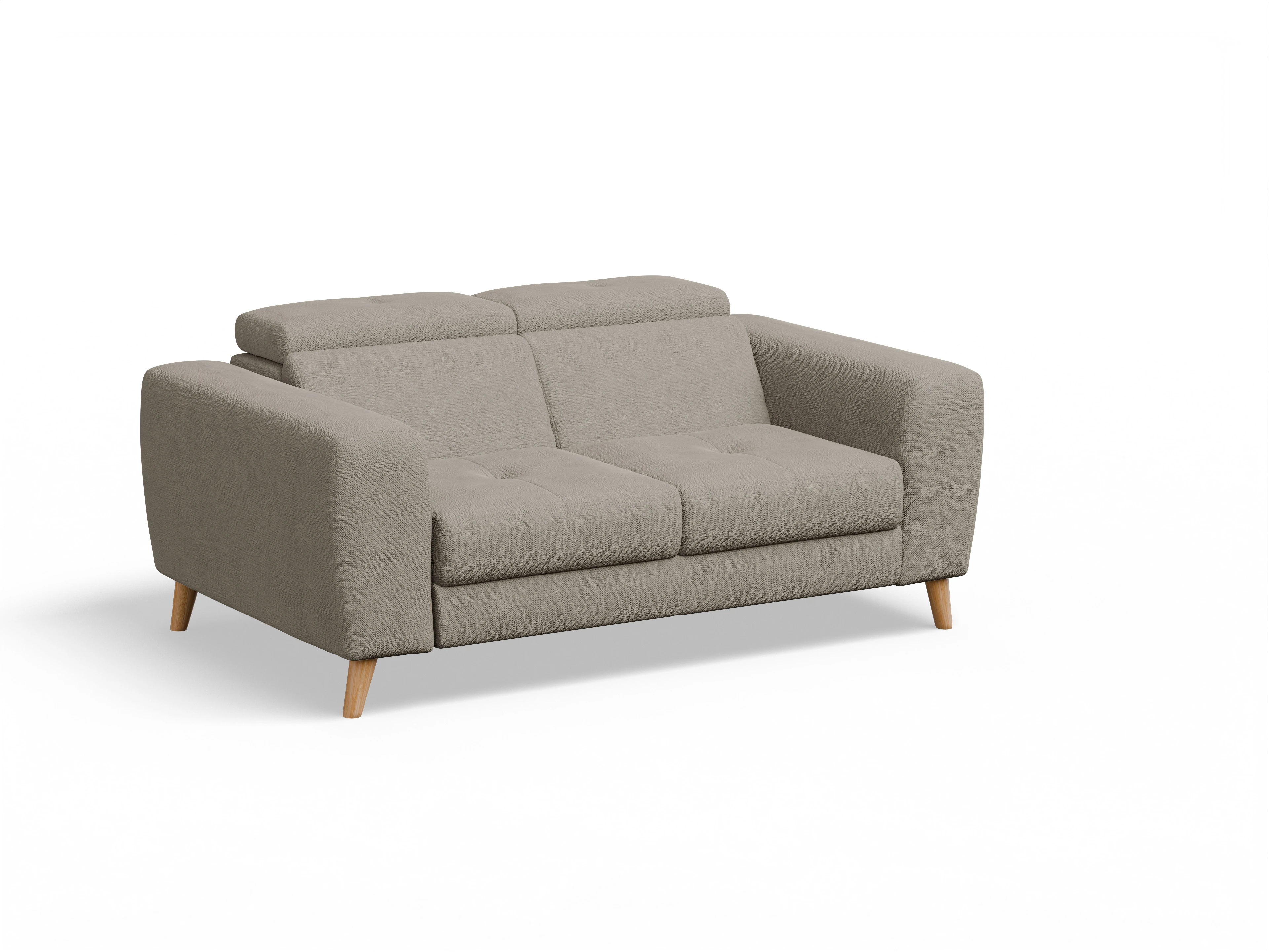Ansicht des Produktes Capua 2-Sitzer Sofa in Stoff Braun