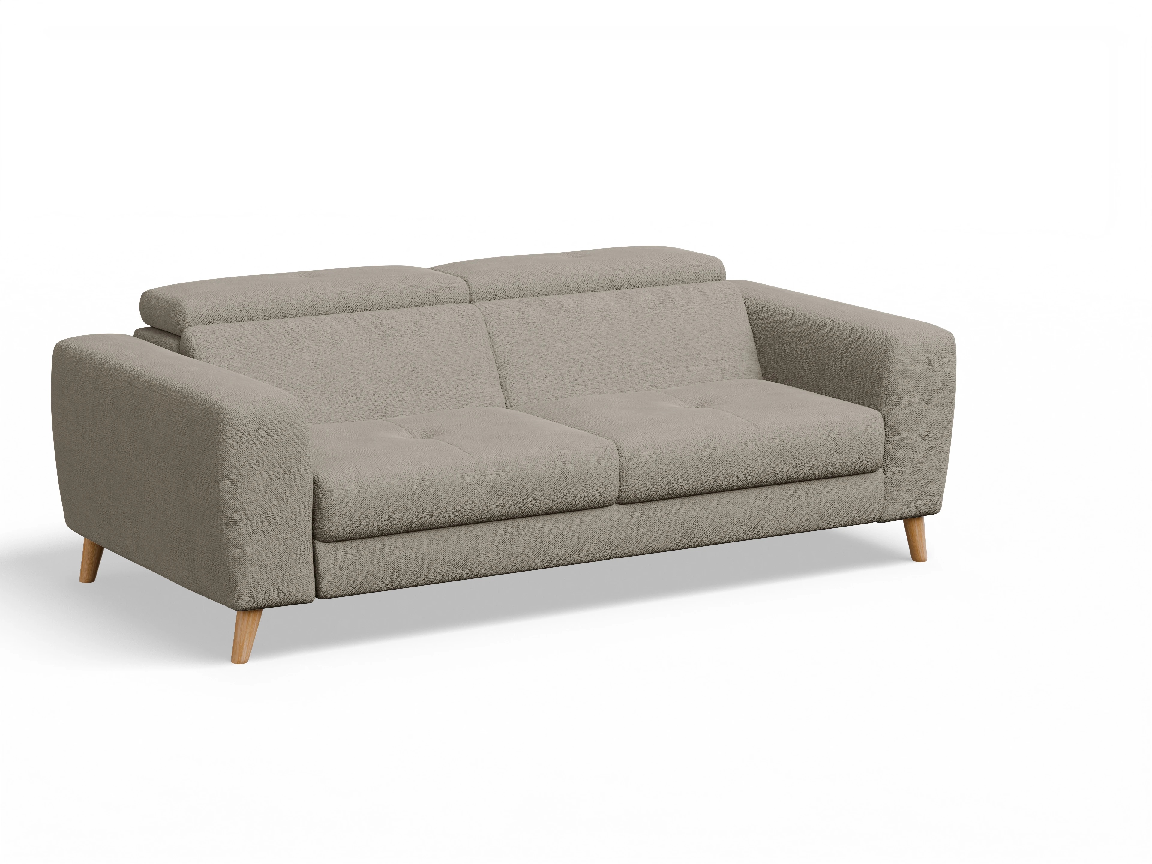 Ansicht des Produktes Capua 3-Sitzer Sofa in Stoff Braun