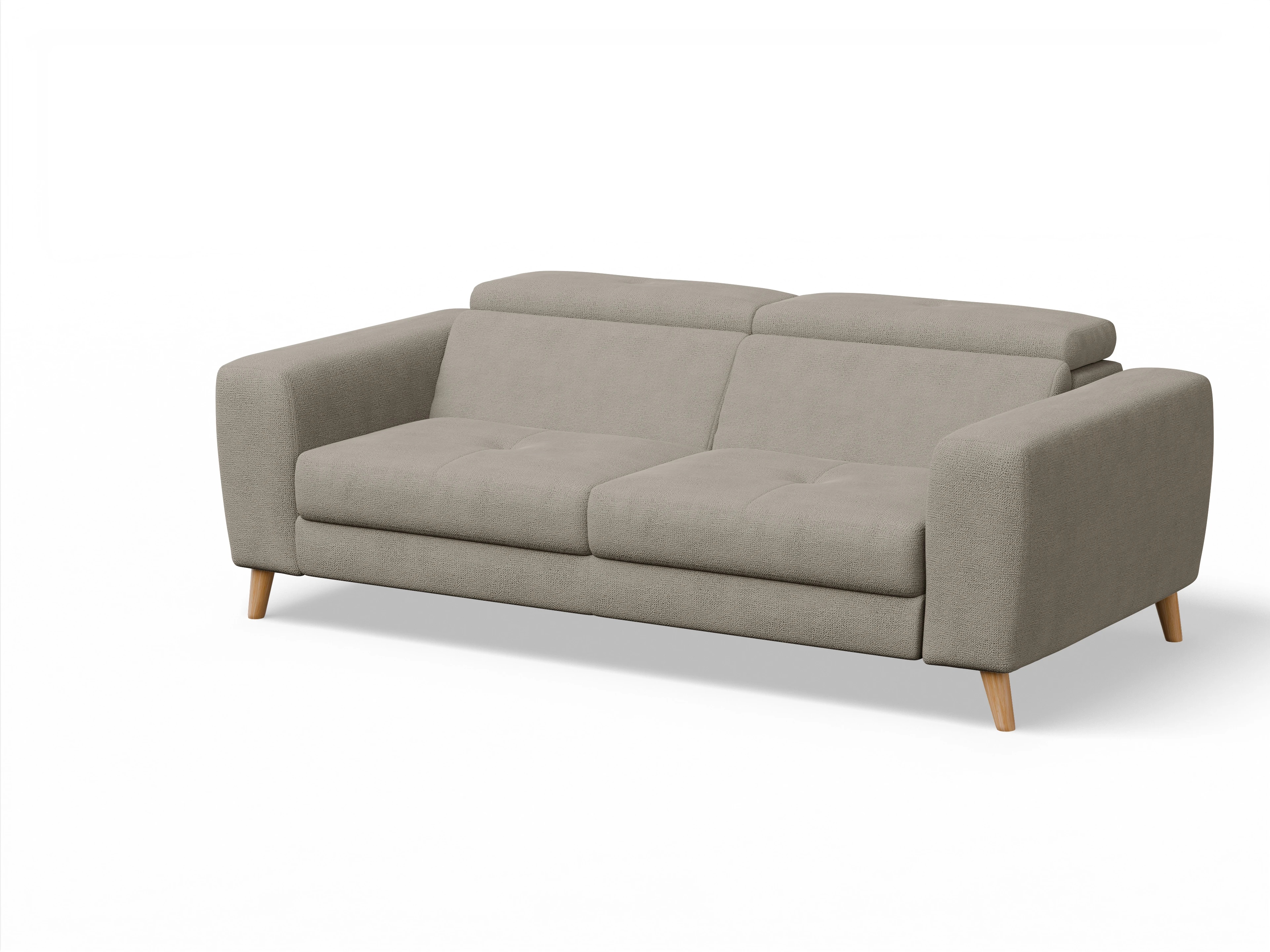 Ansicht des Produktes Capua 3-Sitzer Sofa in Stoff Braun