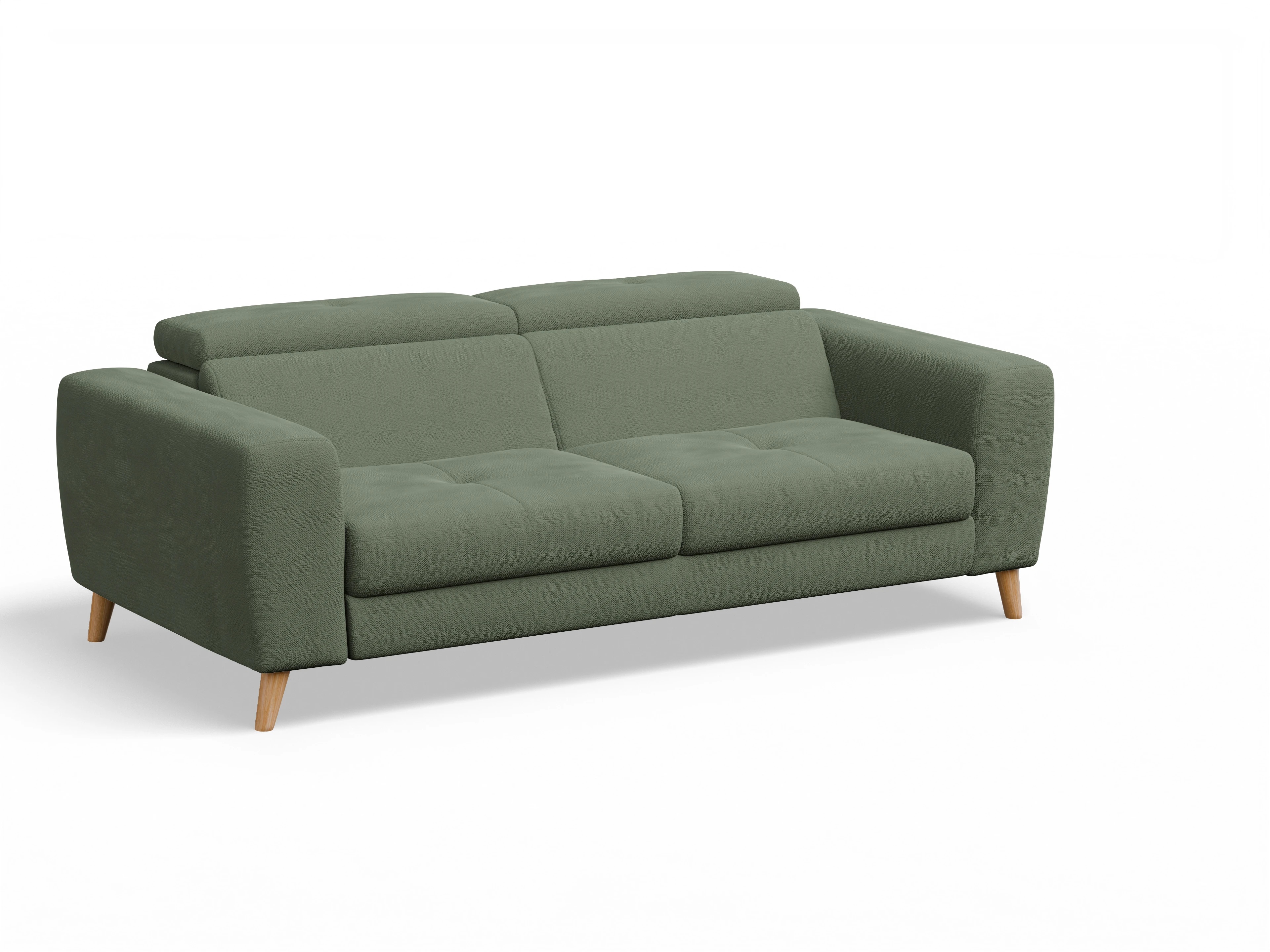 Ansicht des Produktes Capua 3-Sitzer Sofa in Stoff Grün