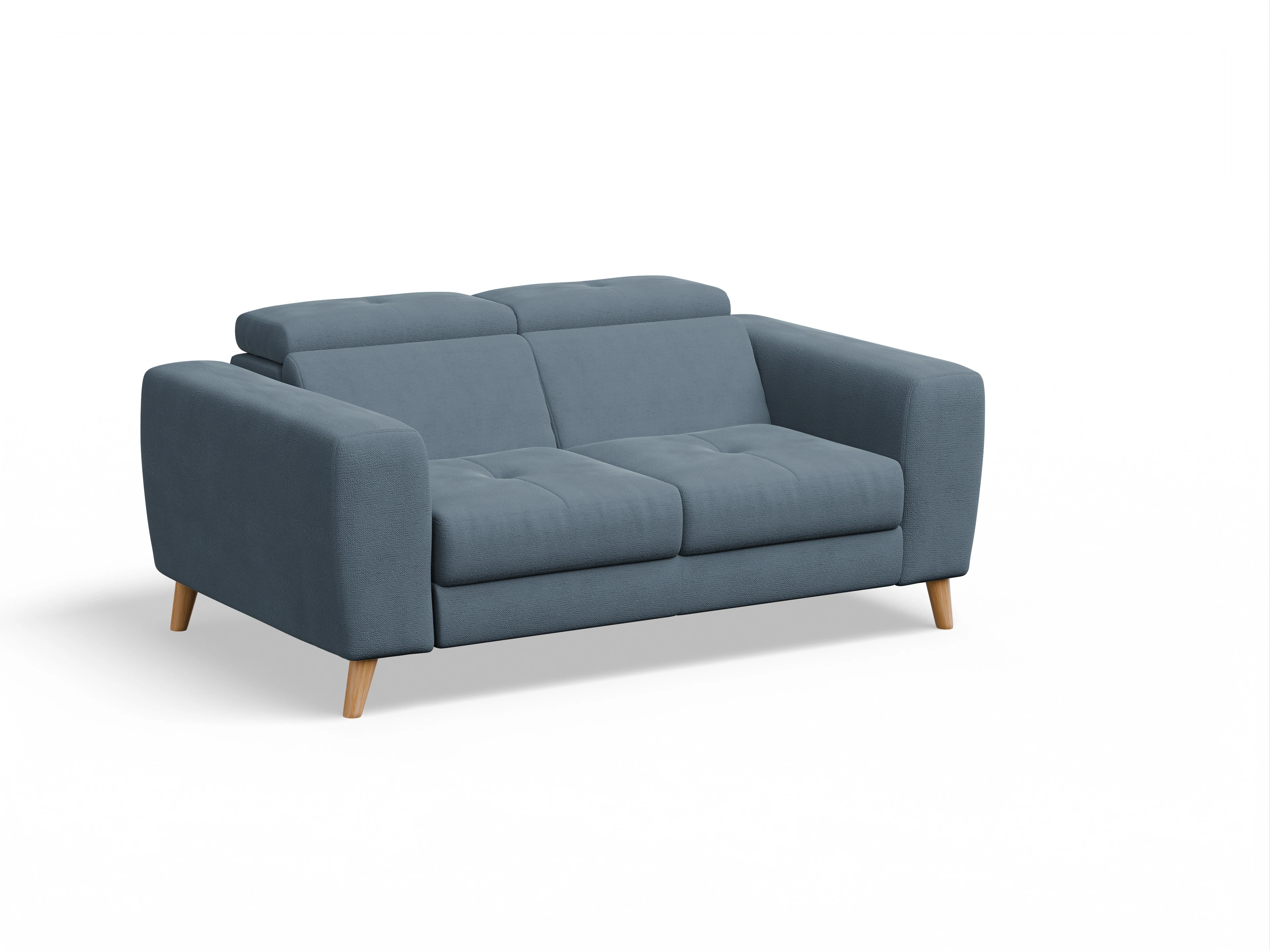 Ansicht des Produktes Capua 2-Sitzer Sofa in Stoff Blau