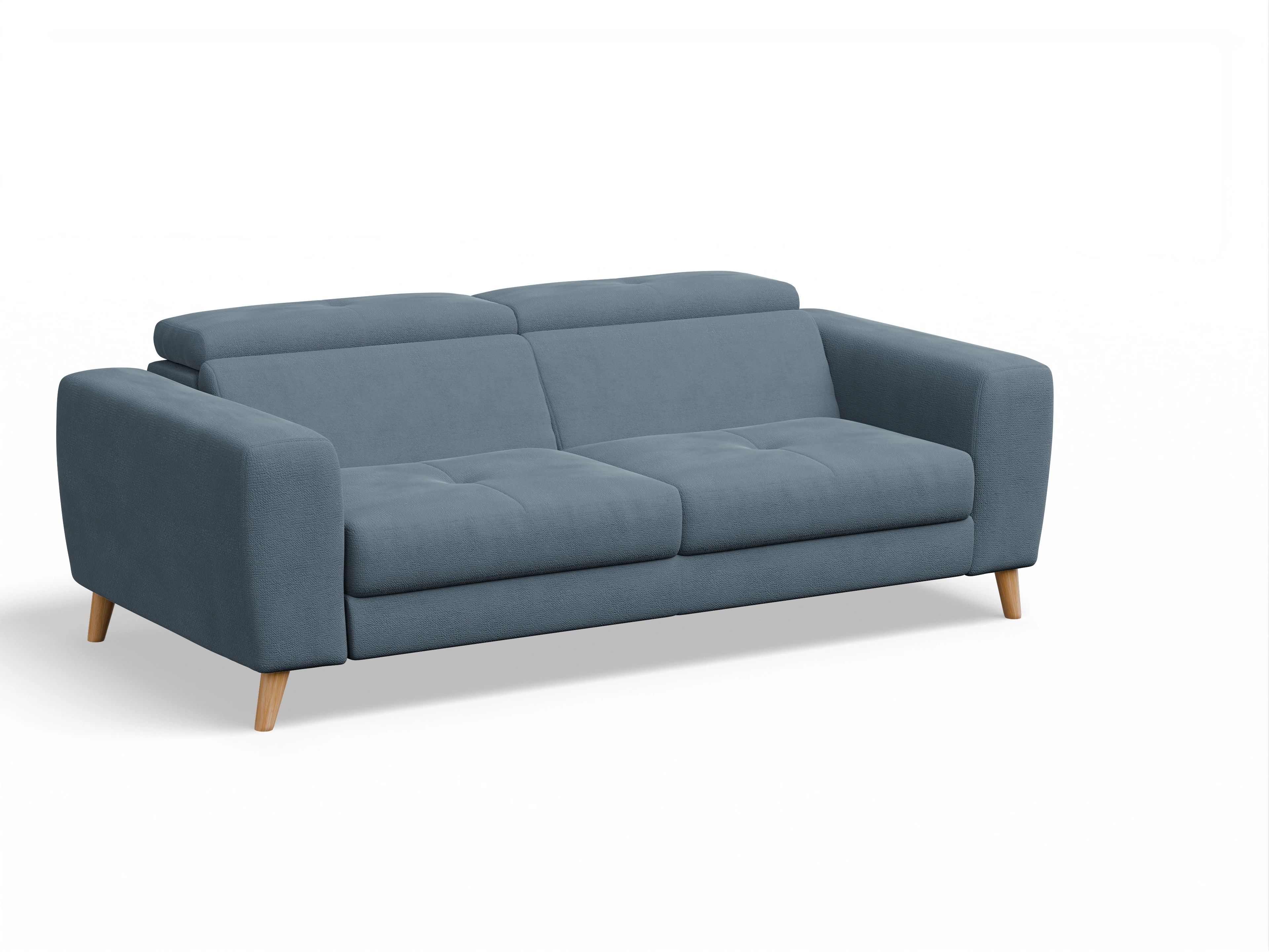 Ansicht des Produktes Capua 3-Sitzer Sofa in Stoff Blau