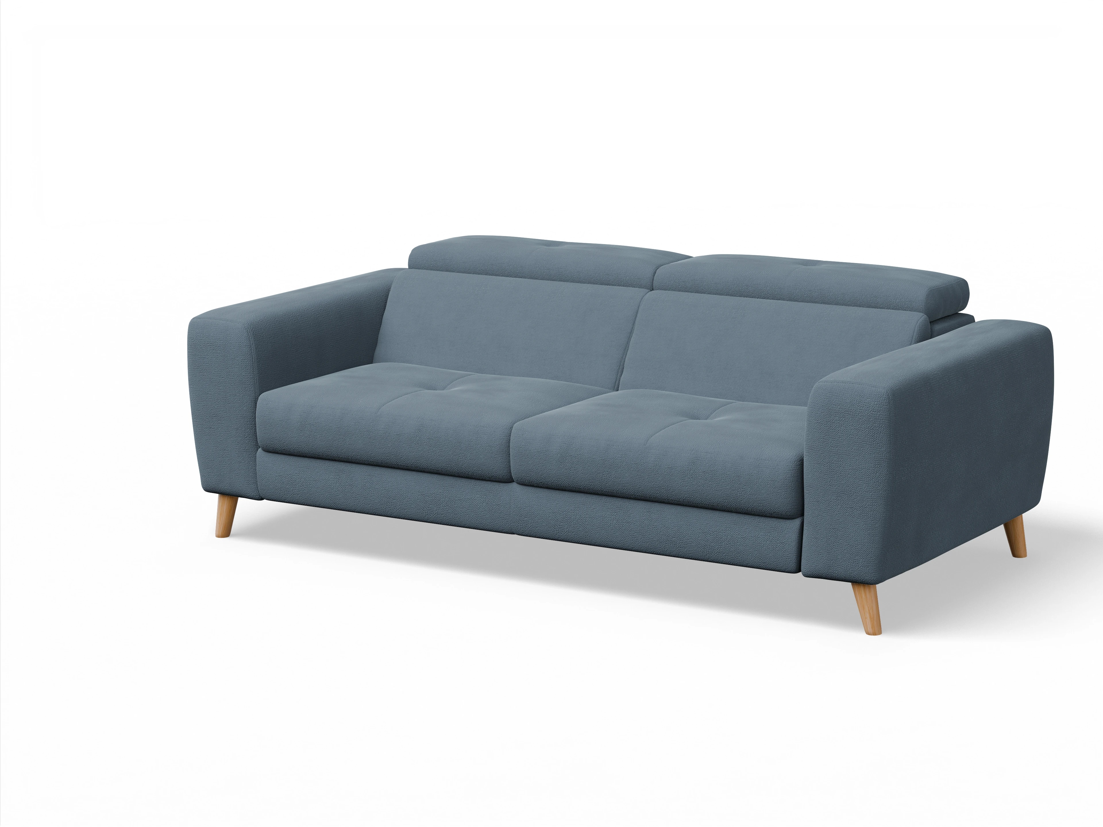 Ansicht des Produktes Capua 3-Sitzer Sofa in Stoff Blau