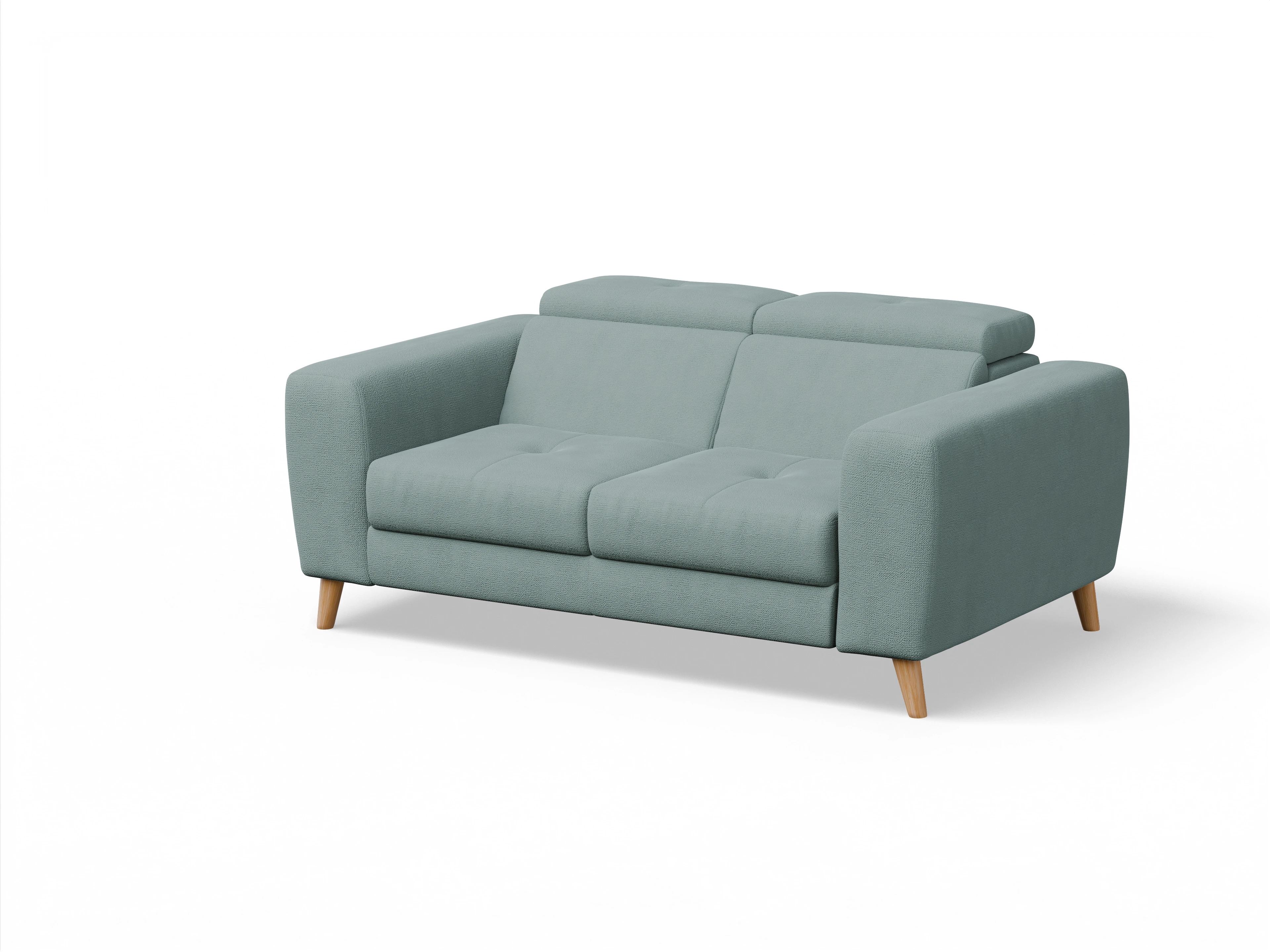 Ansicht des Produktes Capua 2-Sitzer Sofa in Stoff Blau