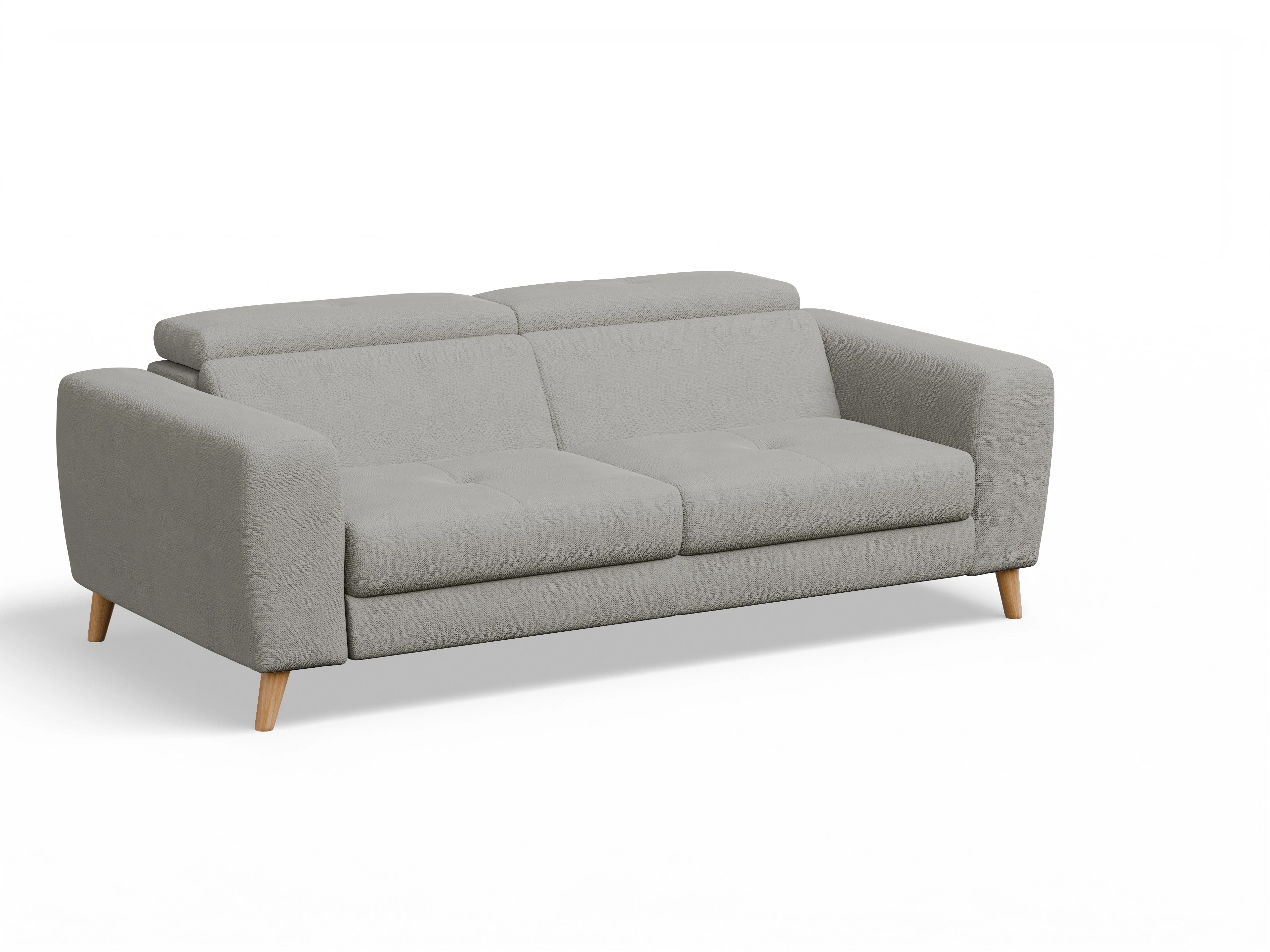 Ansicht des Produktes Capua 3-Sitzer Sofa in Stoff Grau