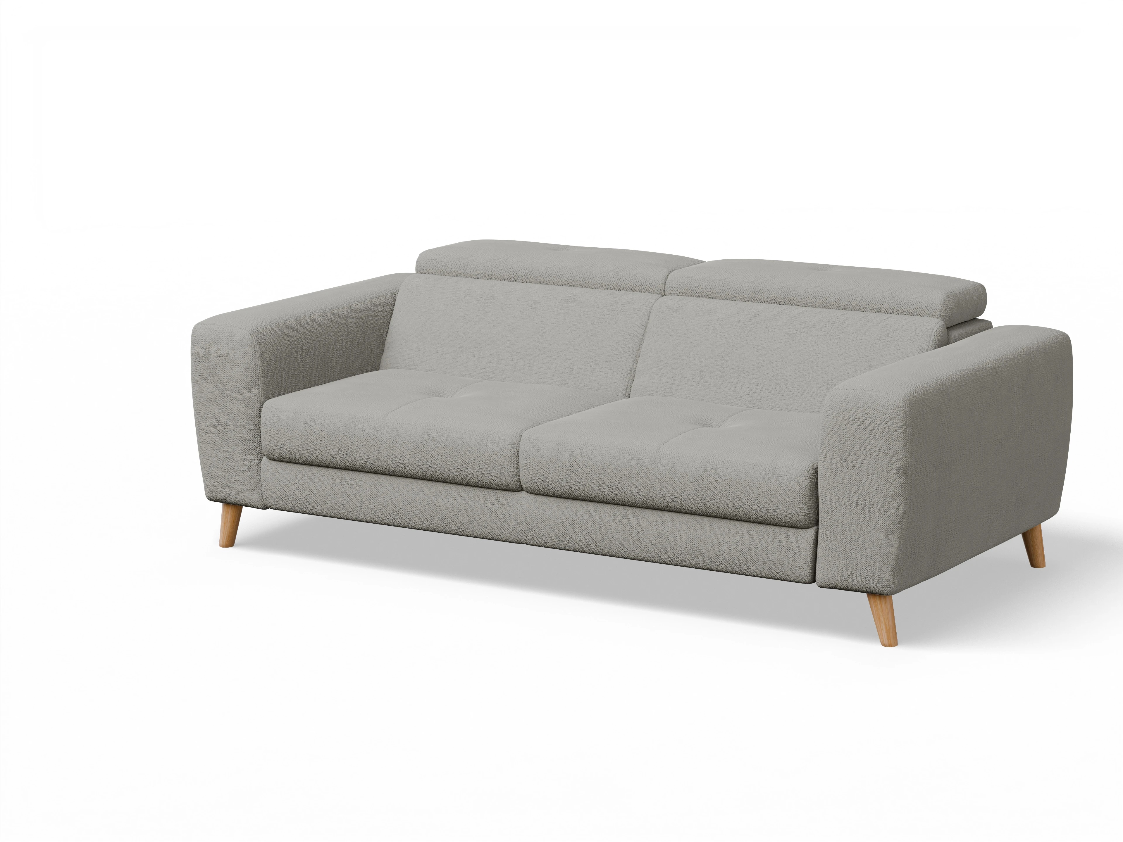 Ansicht des Produktes Capua 3-Sitzer Sofa in Stoff Grau