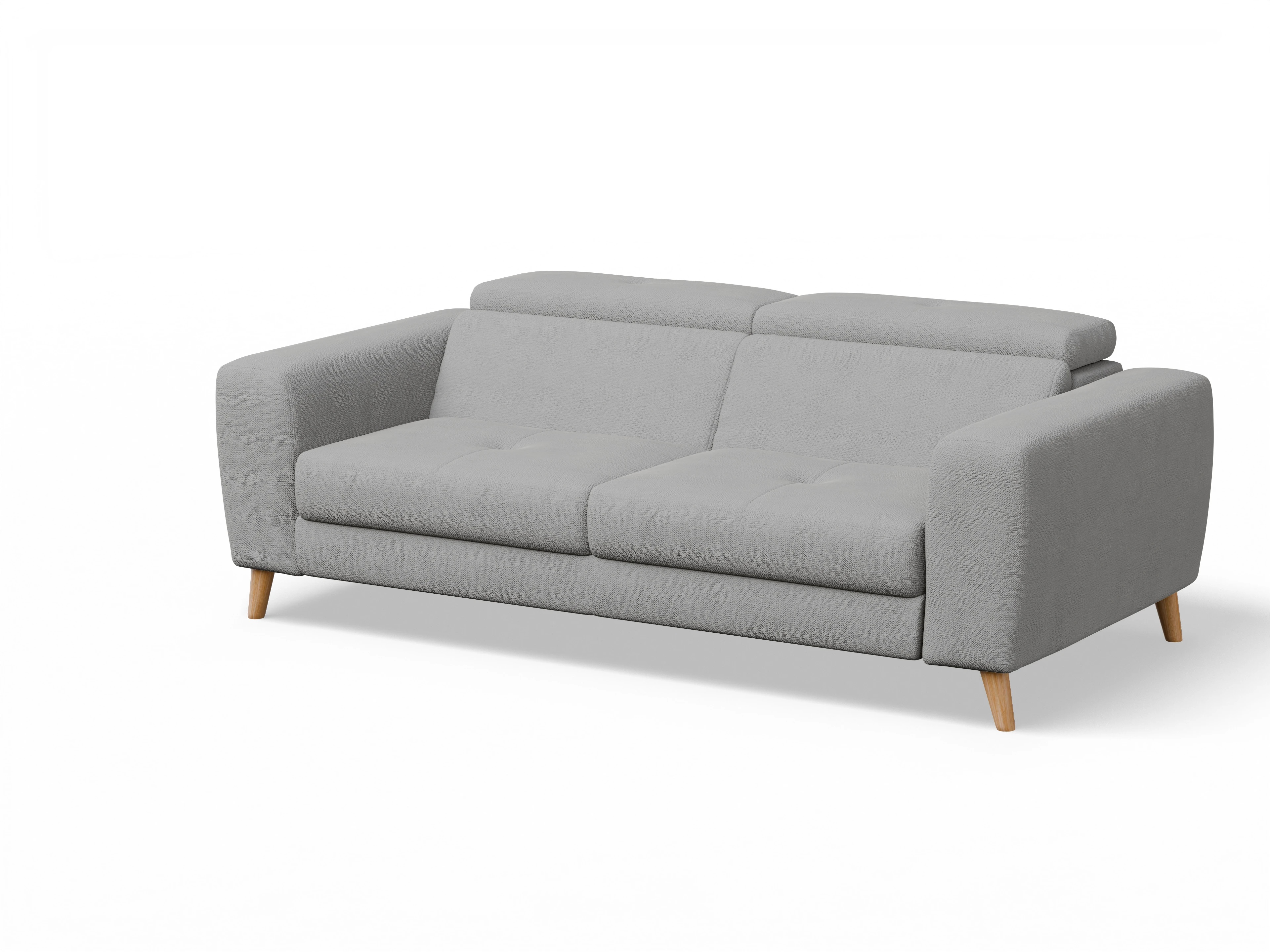 Ansicht des Produktes Capua 3-Sitzer Sofa in Stoff Grau