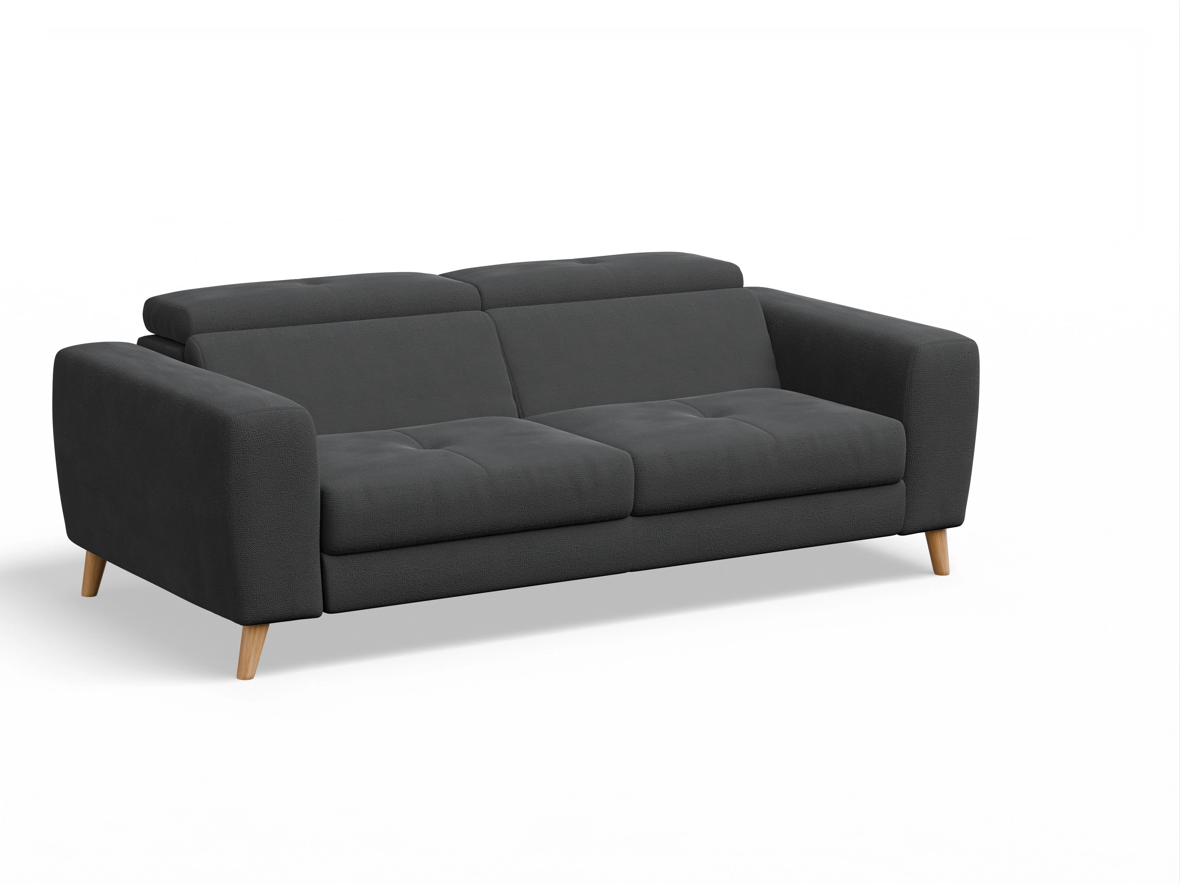 Ansicht des Produktes Capua 3-Sitzer Sofa in Stoff Schwarz