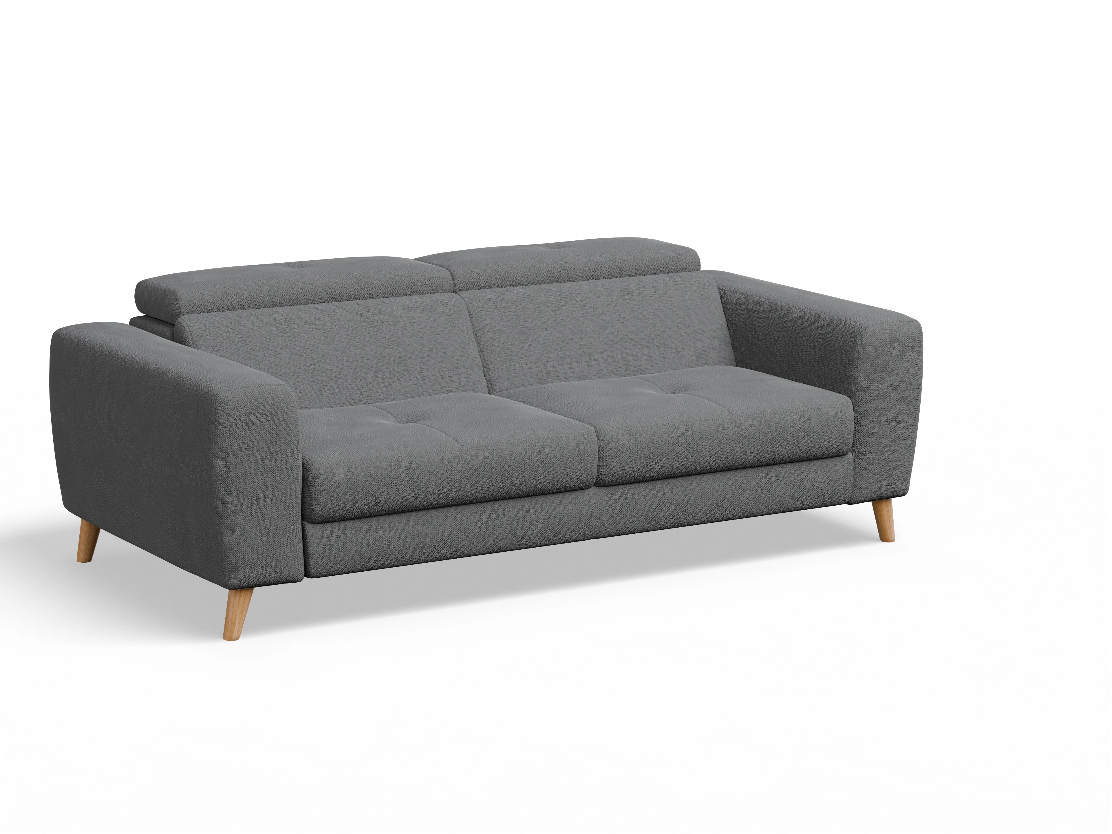 Ansicht des Produktes Capua 3-Sitzer Sofa in Stoff Grau