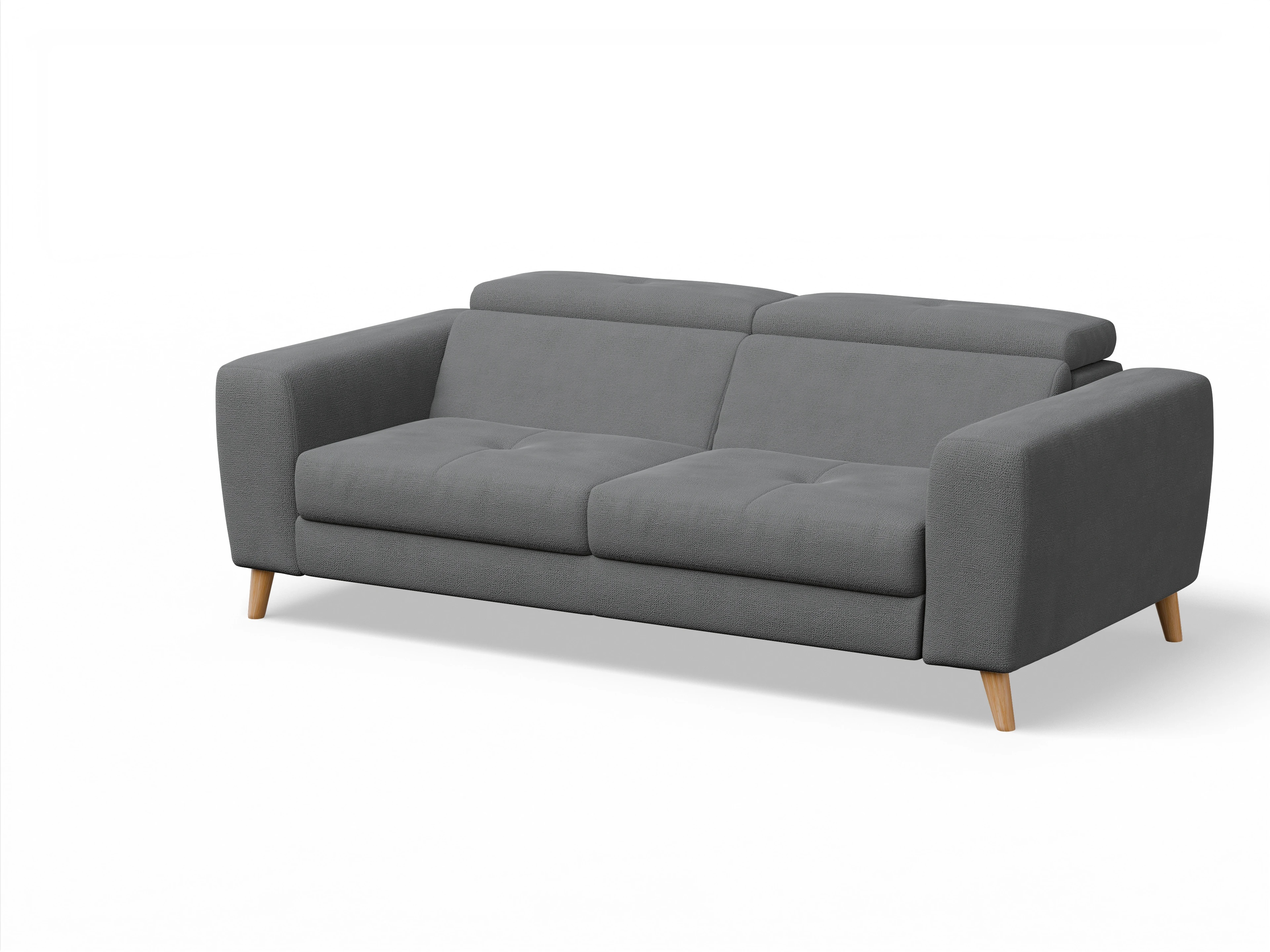 Ansicht des Produktes Capua 3-Sitzer Sofa in Stoff Grau