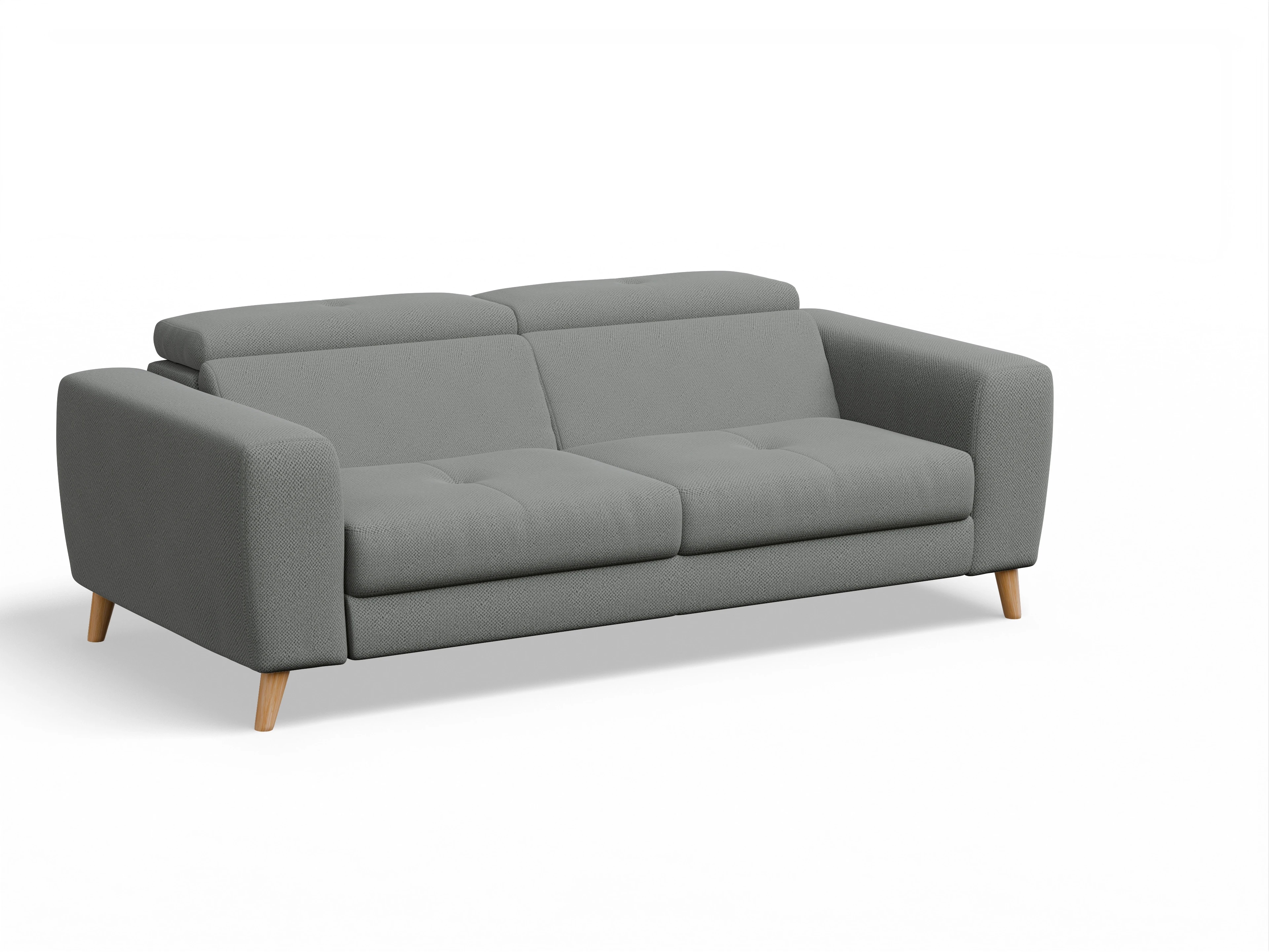 Ansicht des Produktes Capua 3-Sitzer Sofa in Stoff Grau