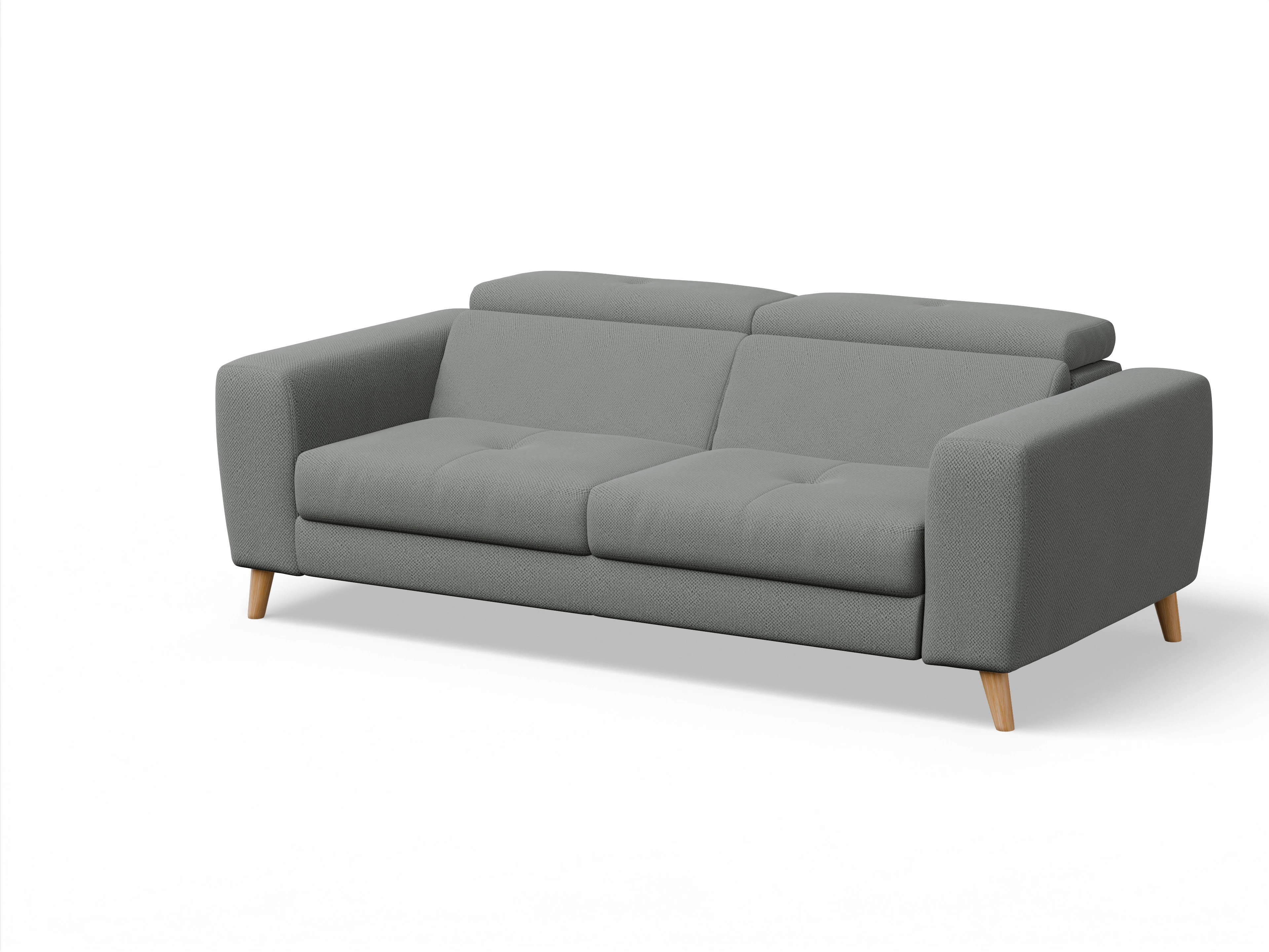 Ansicht des Produktes Capua 3-Sitzer Sofa in Stoff Grau