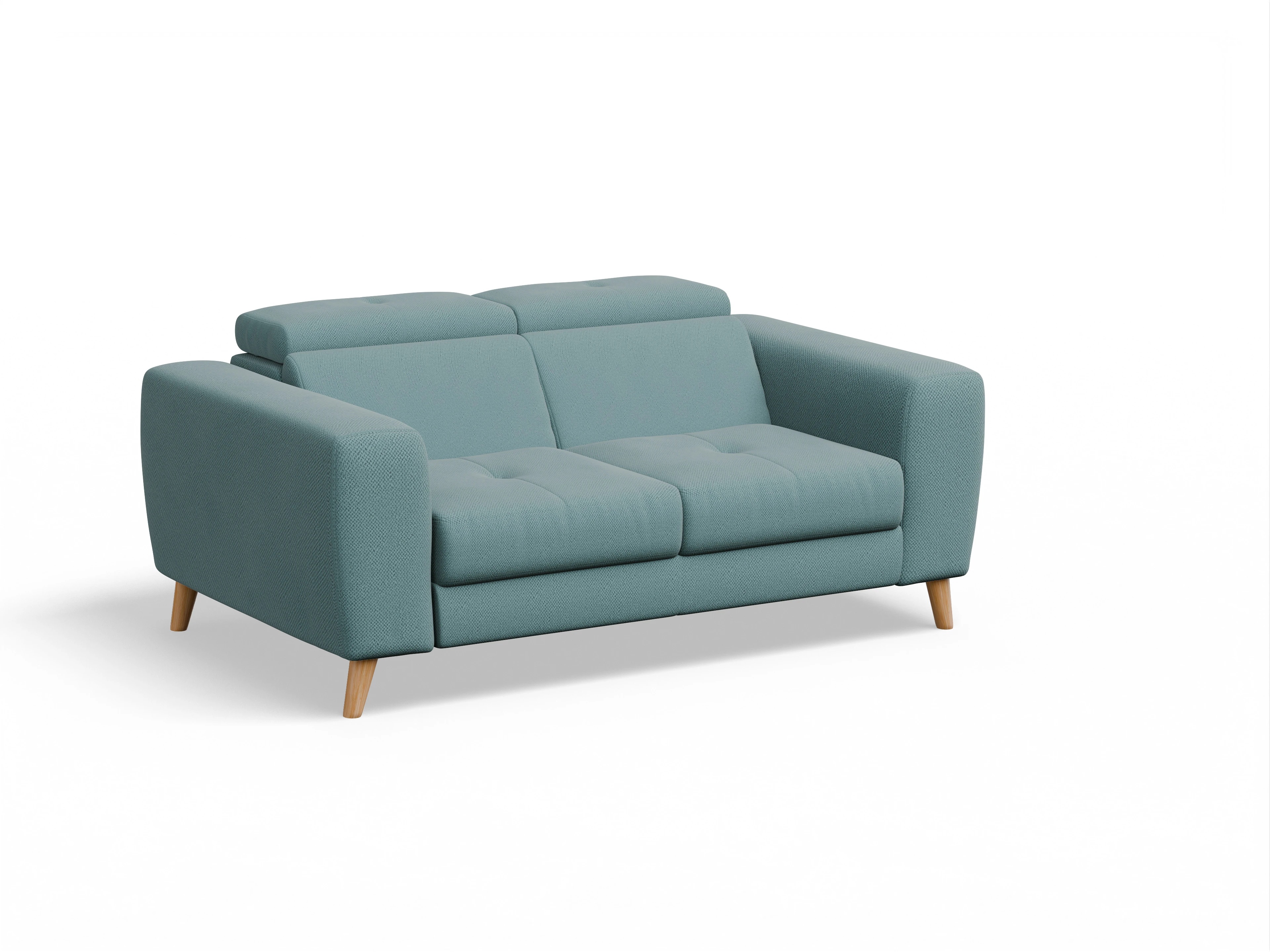 Ansicht des Produktes Capua 2-Sitzer Sofa in Stoff Blau