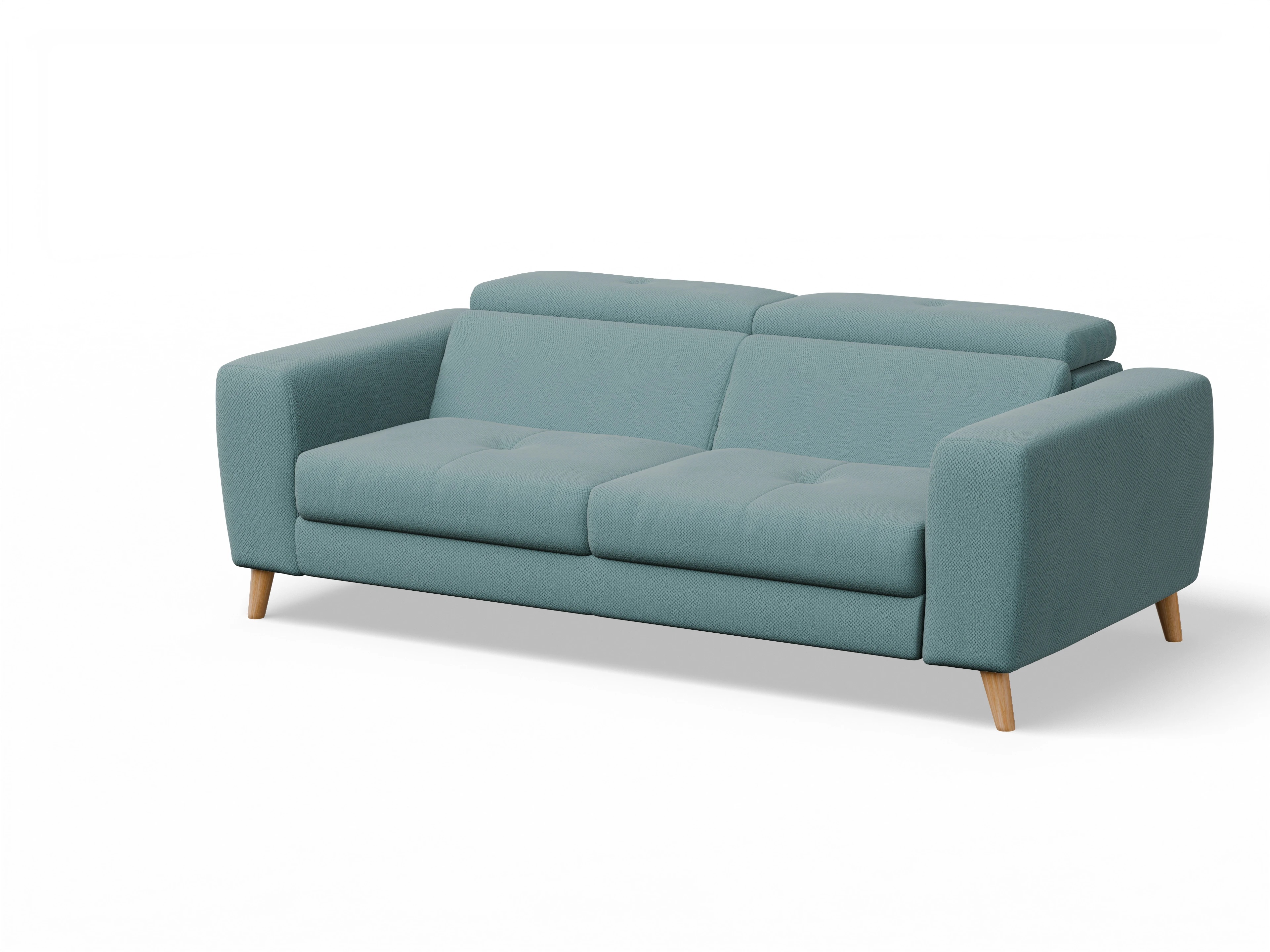Ansicht des Produktes Capua 3-Sitzer Sofa in Stoff Blau
