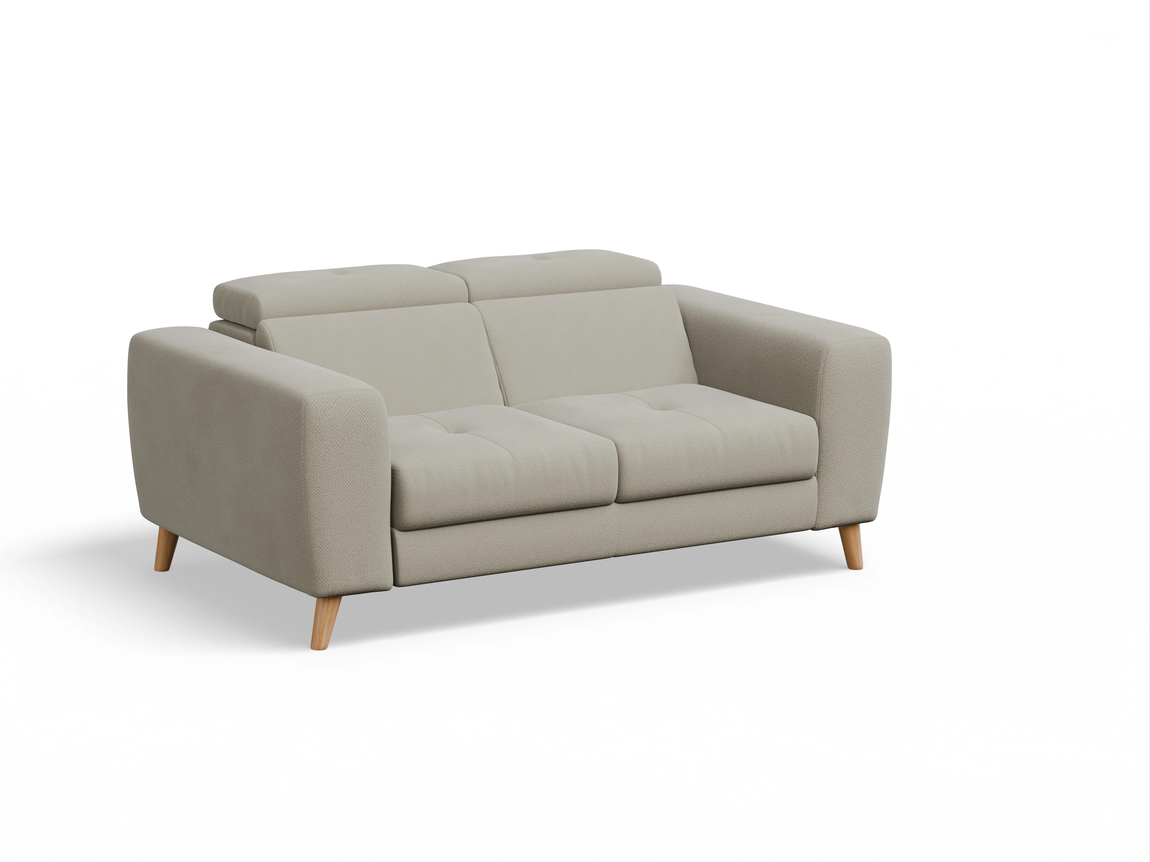 Ansicht des Produktes Capua 2-Sitzer Sofa in Stoff Braun