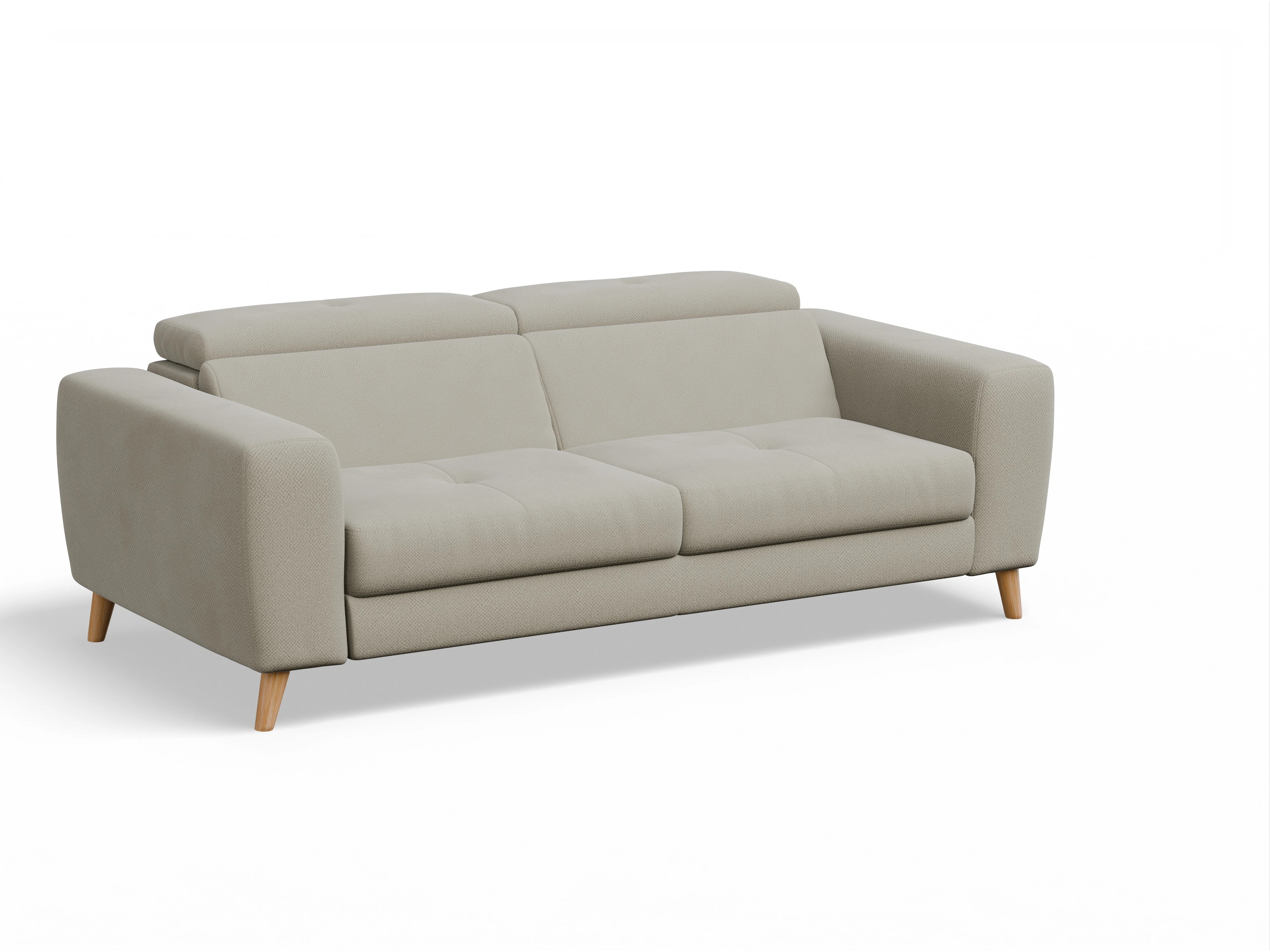 Ansicht des Produktes Capua 3-Sitzer Sofa in Stoff Braun