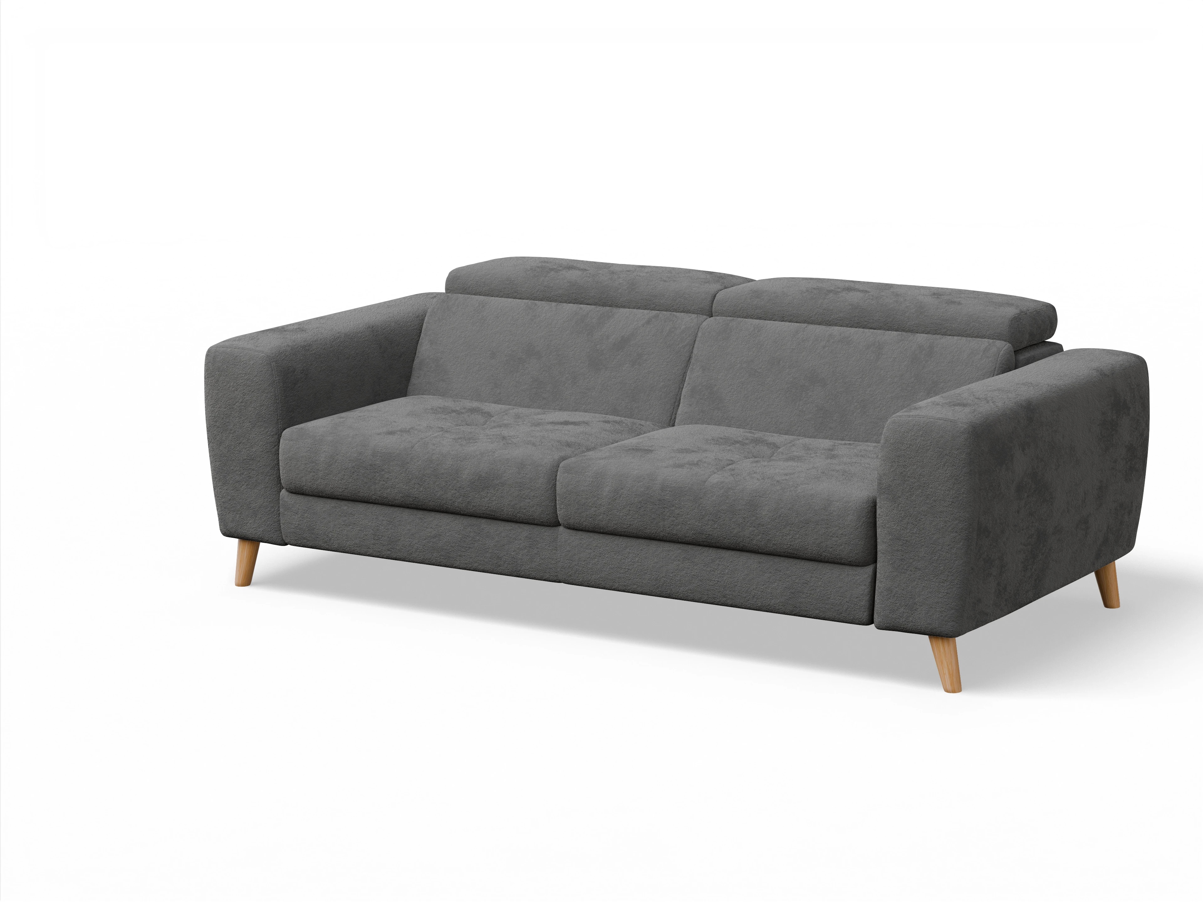 Ansicht des Produktes Capua 3-Sitzer Sofa in Stoff Grau