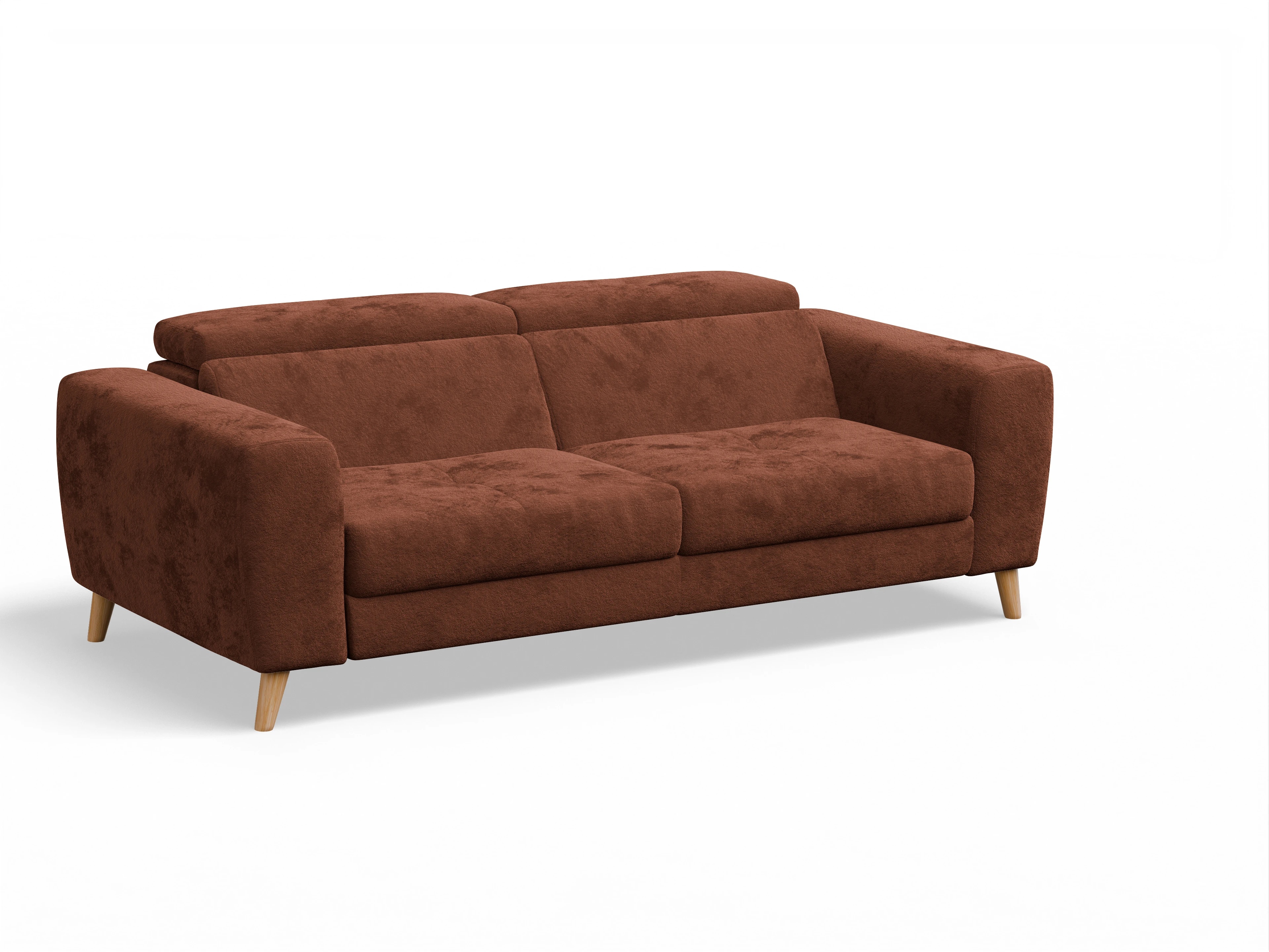 Ansicht des Produktes Capua 3-Sitzer Sofa in Stoff Rot
