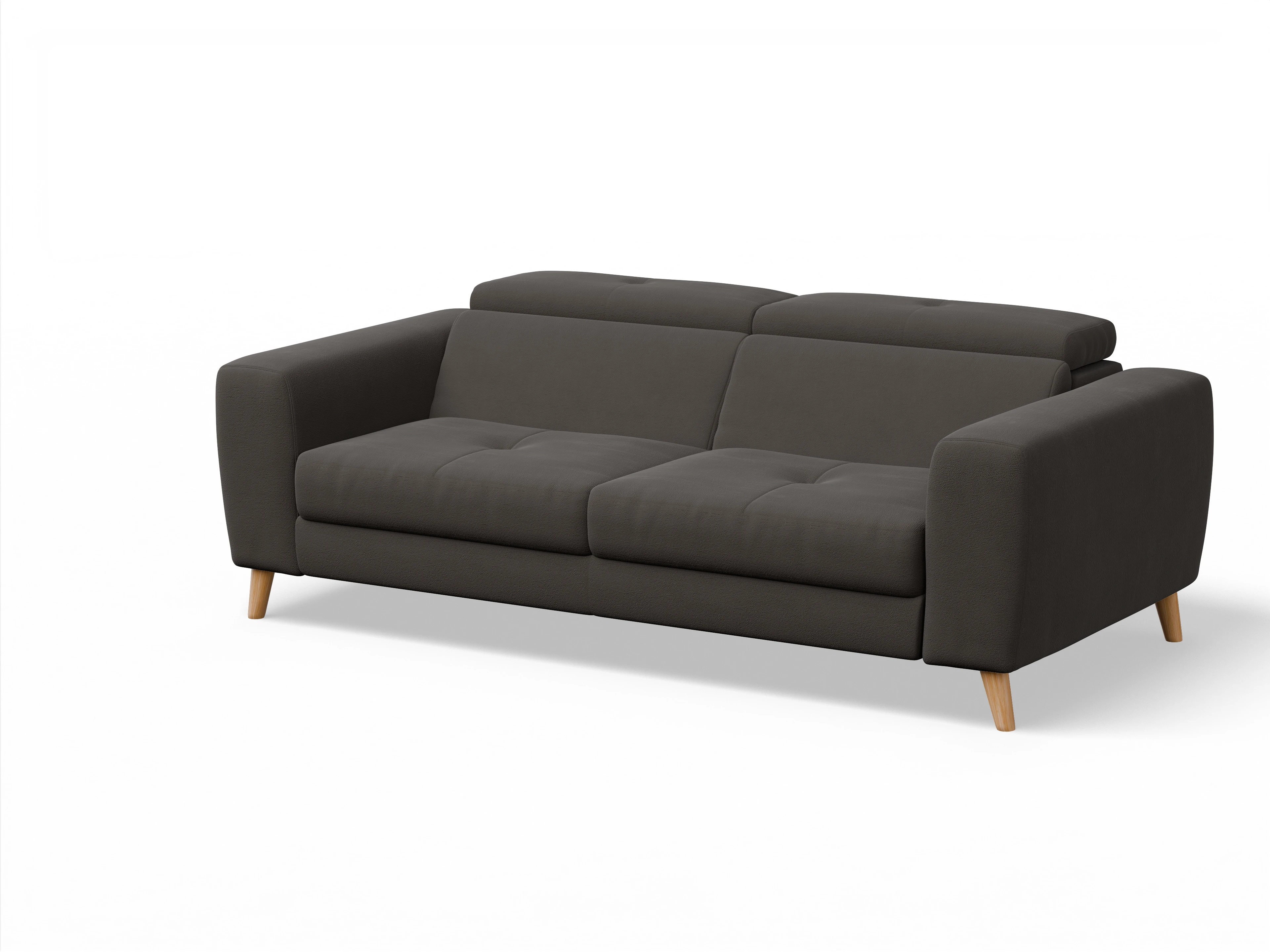 Ansicht des Produktes Capua 3-Sitzer Sofa in Stoff Braun