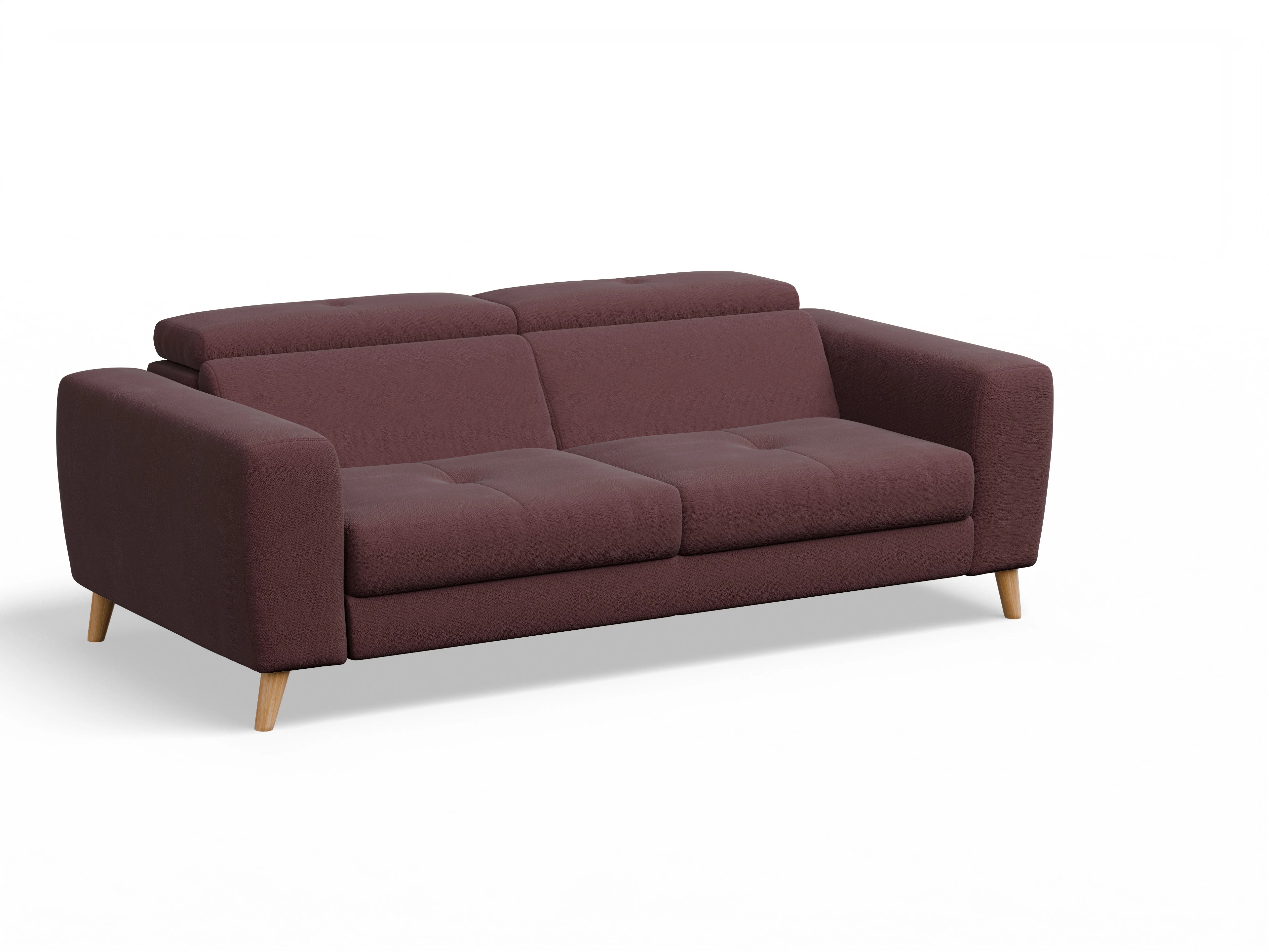 Ansicht des Produktes Capua 3-Sitzer Sofa in Stoff Rot