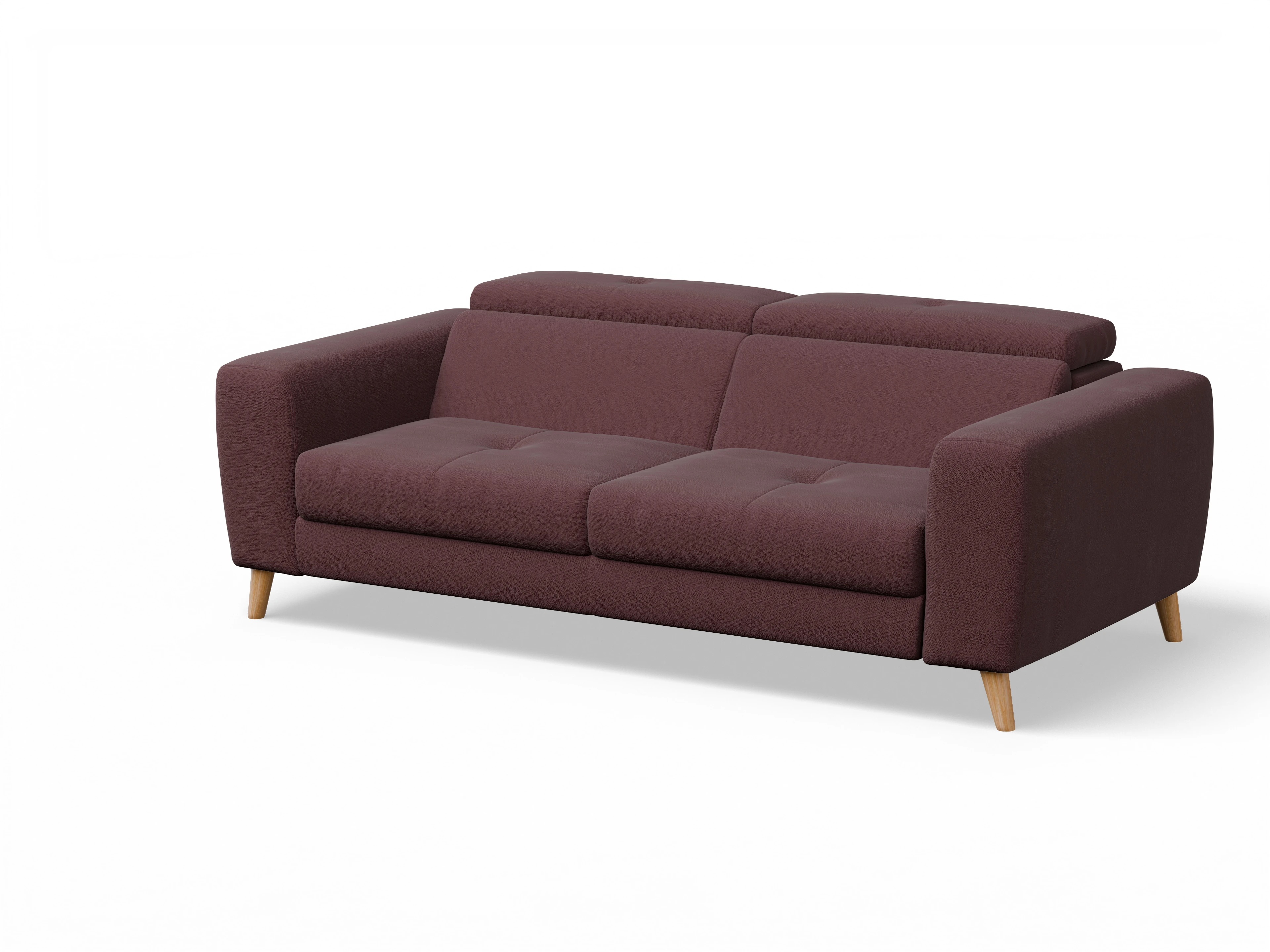 Ansicht des Produktes Capua 3-Sitzer Sofa in Stoff Rot