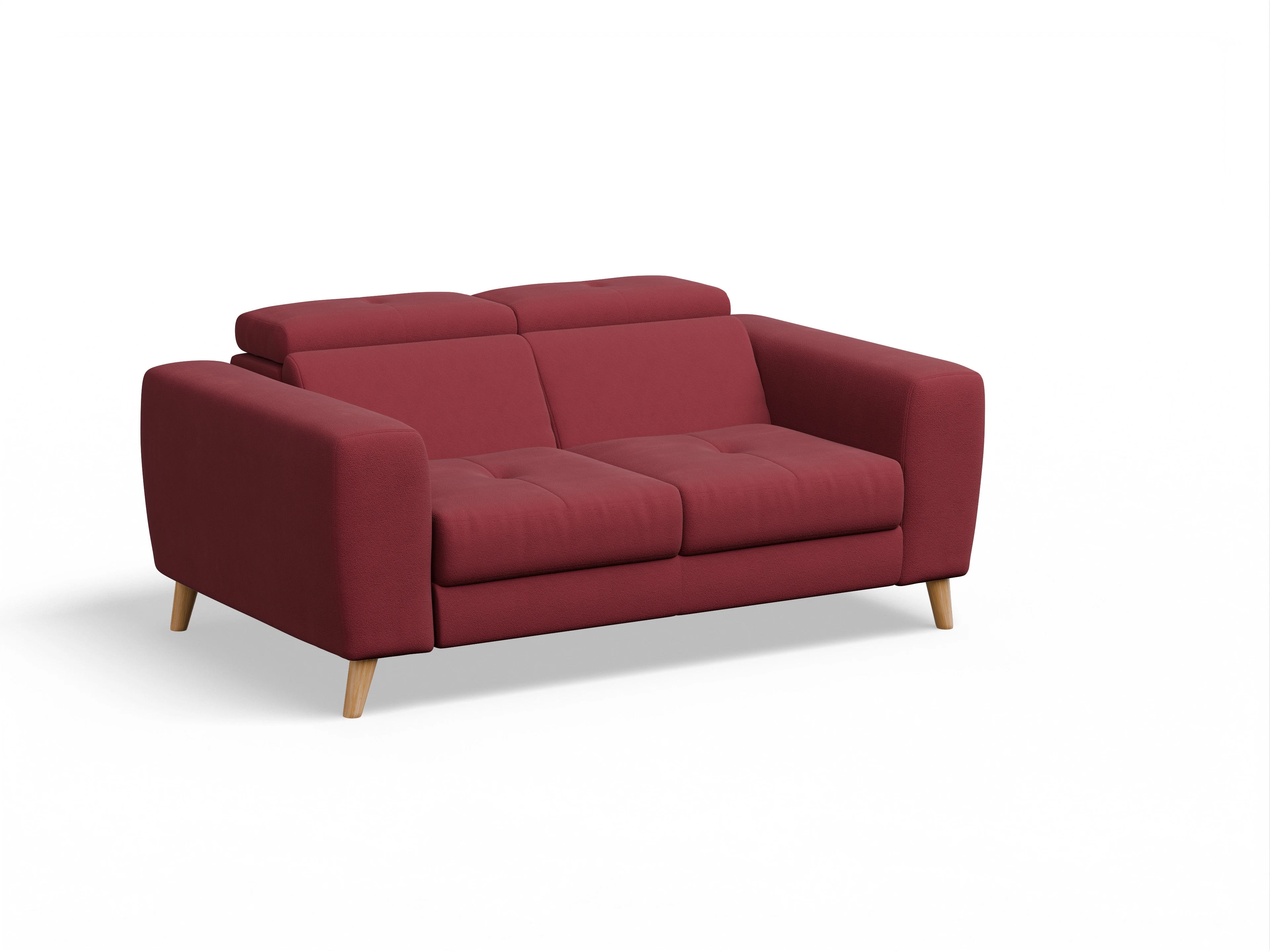 Ansicht des Produktes Capua 2-Sitzer Sofa in Stoff Rot