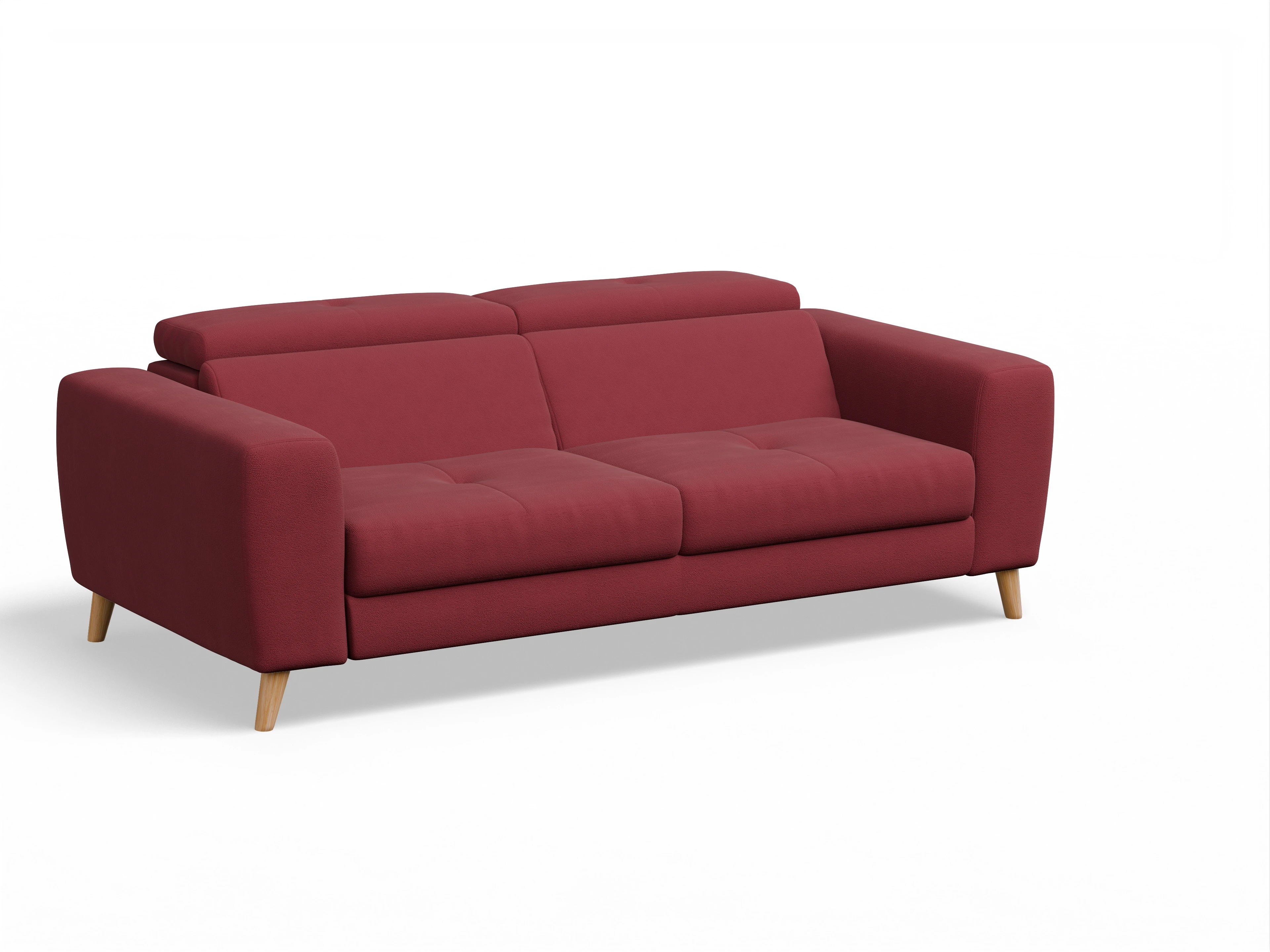 Ansicht des Produktes Capua 3-Sitzer Sofa in Stoff Rot