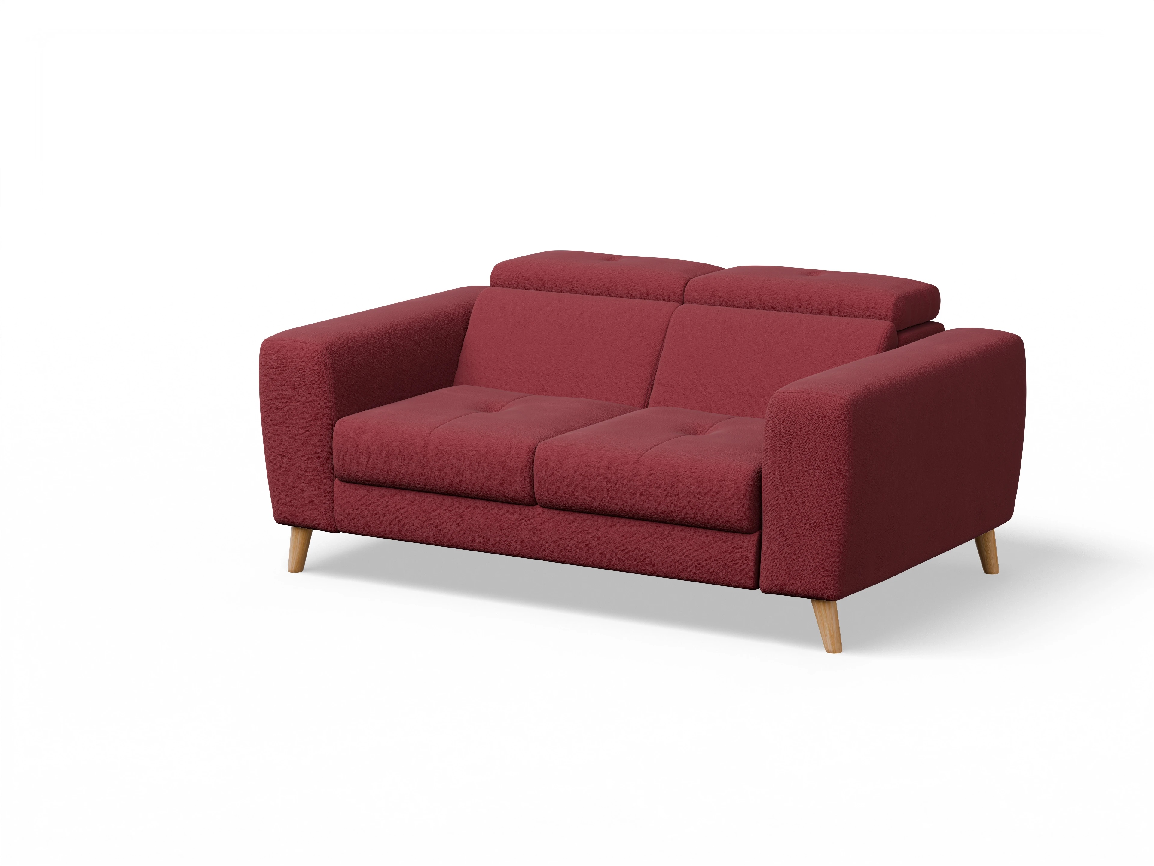 Ansicht des Produktes Capua 2-Sitzer Sofa in Stoff Rot