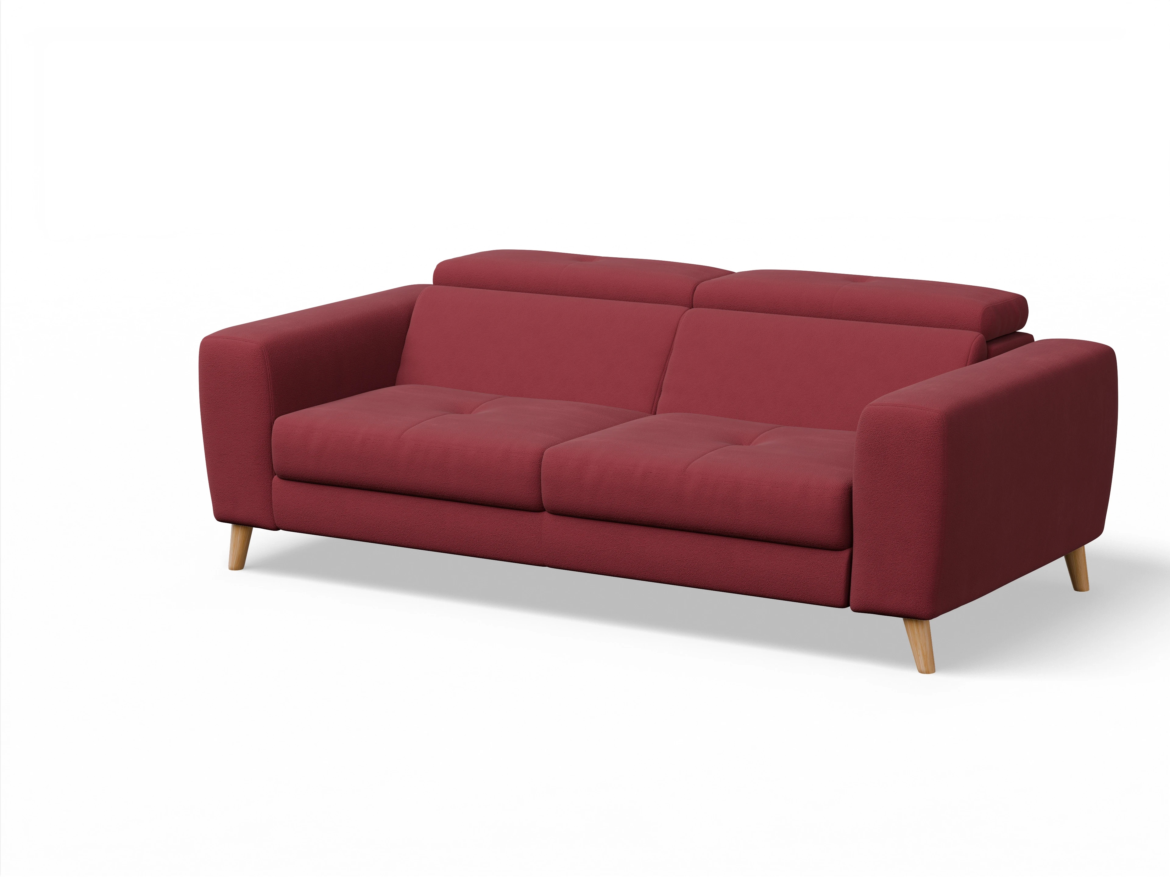 Ansicht des Produktes Capua 3-Sitzer Sofa in Stoff Rot