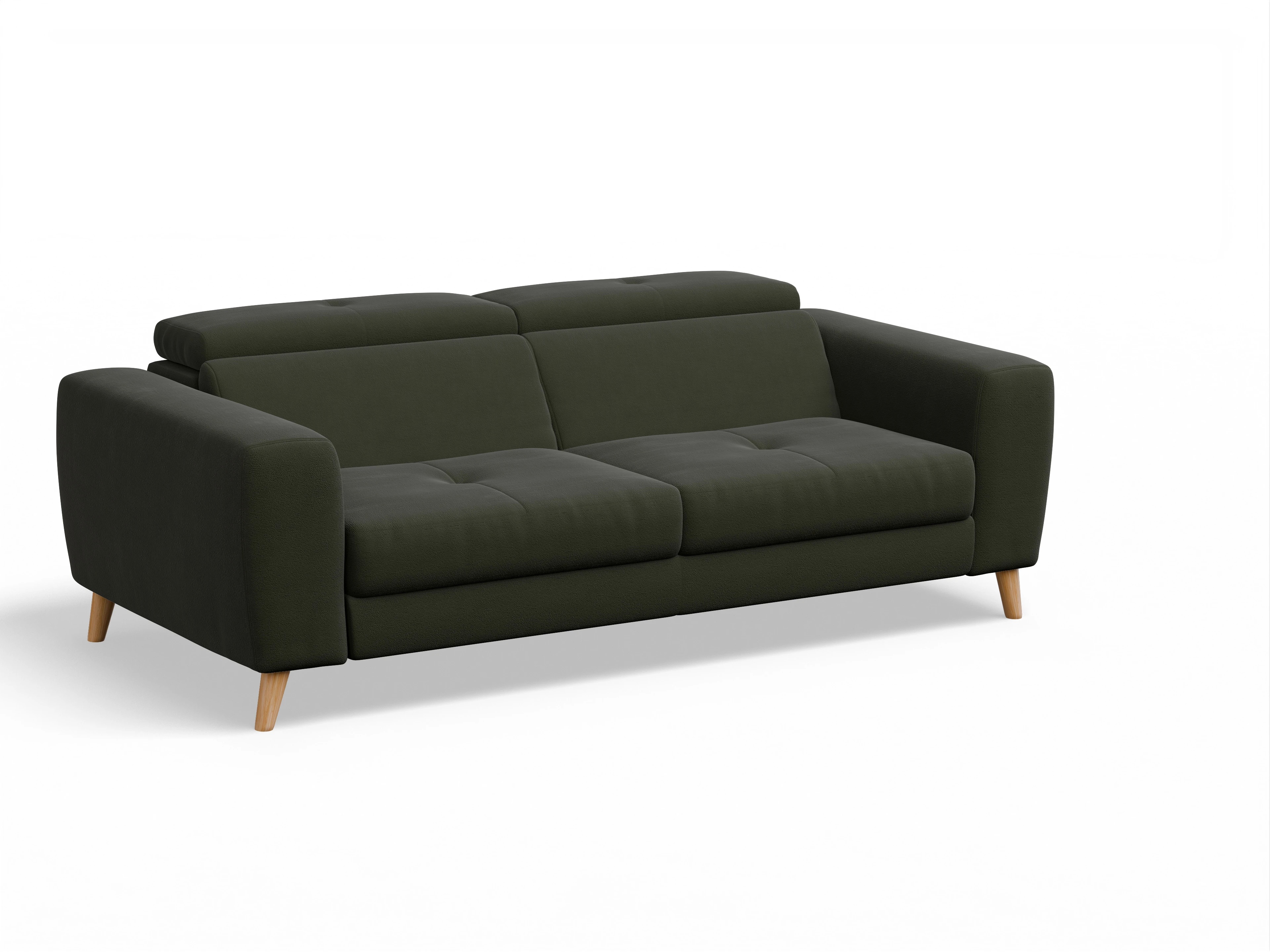 Ansicht des Produktes Capua 3-Sitzer Sofa in Stoff Grün