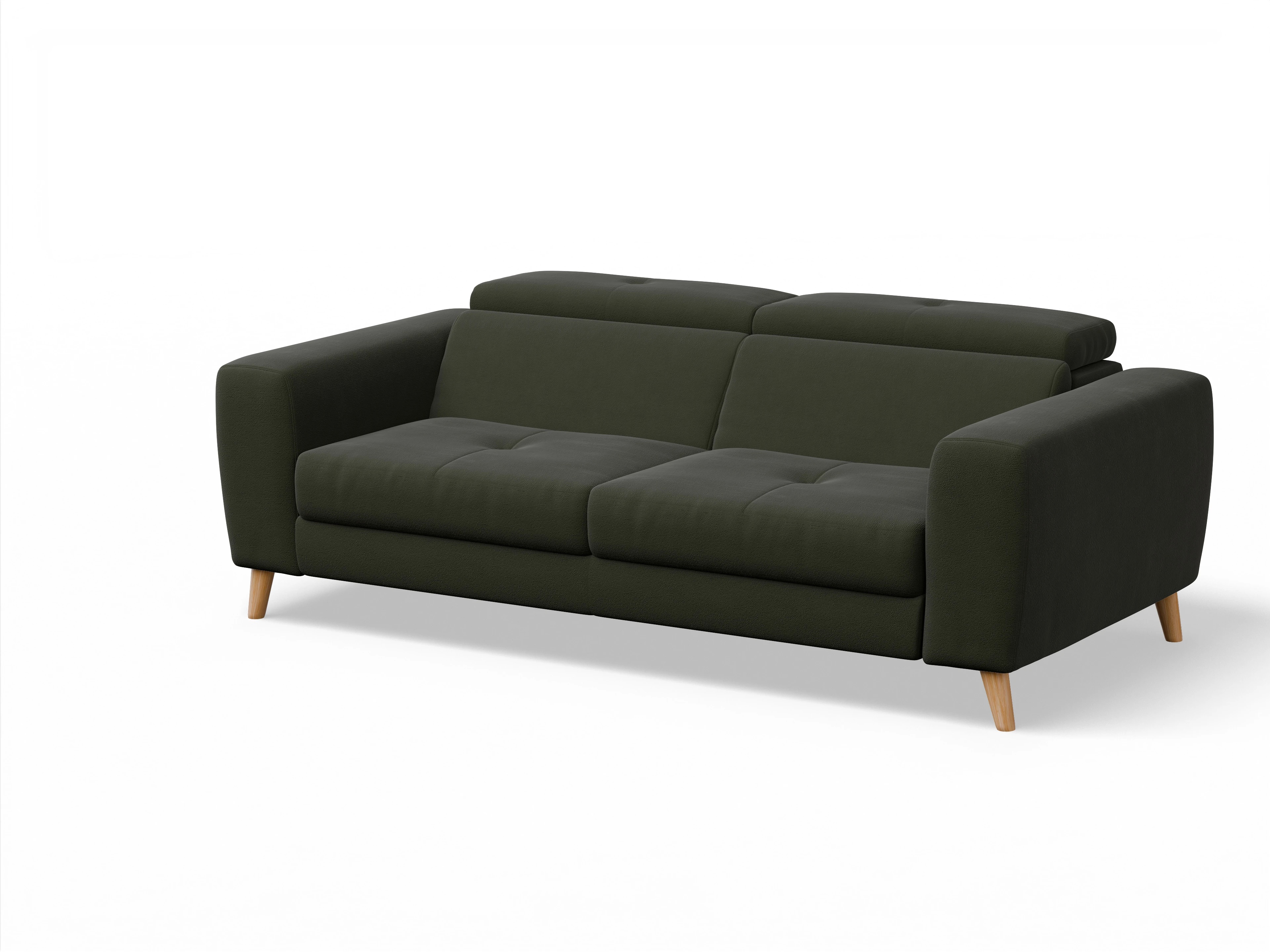 Ansicht des Produktes Capua 3-Sitzer Sofa in Stoff Grün