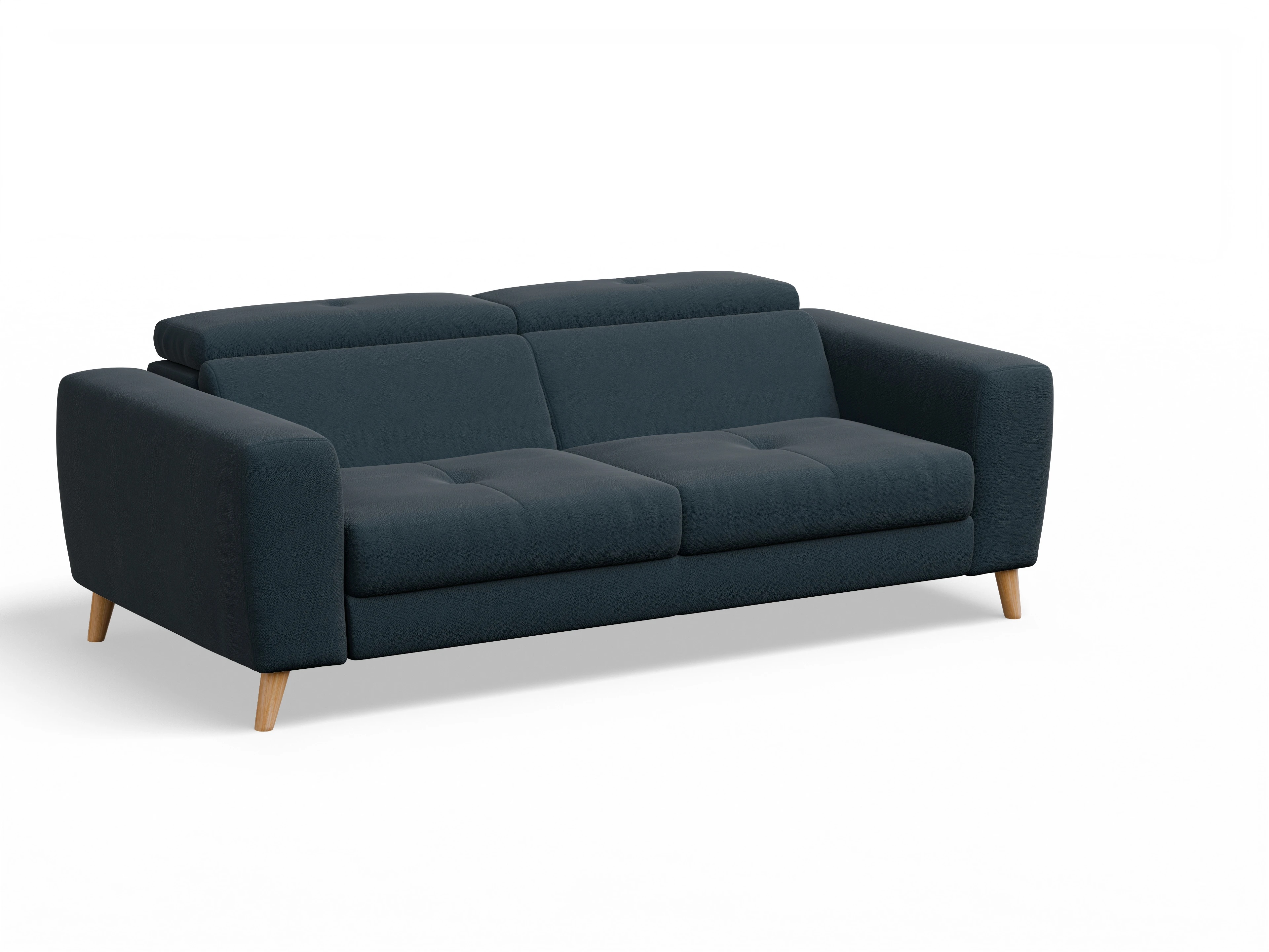 Ansicht des Produktes Capua 3-Sitzer Sofa in Stoff Blau