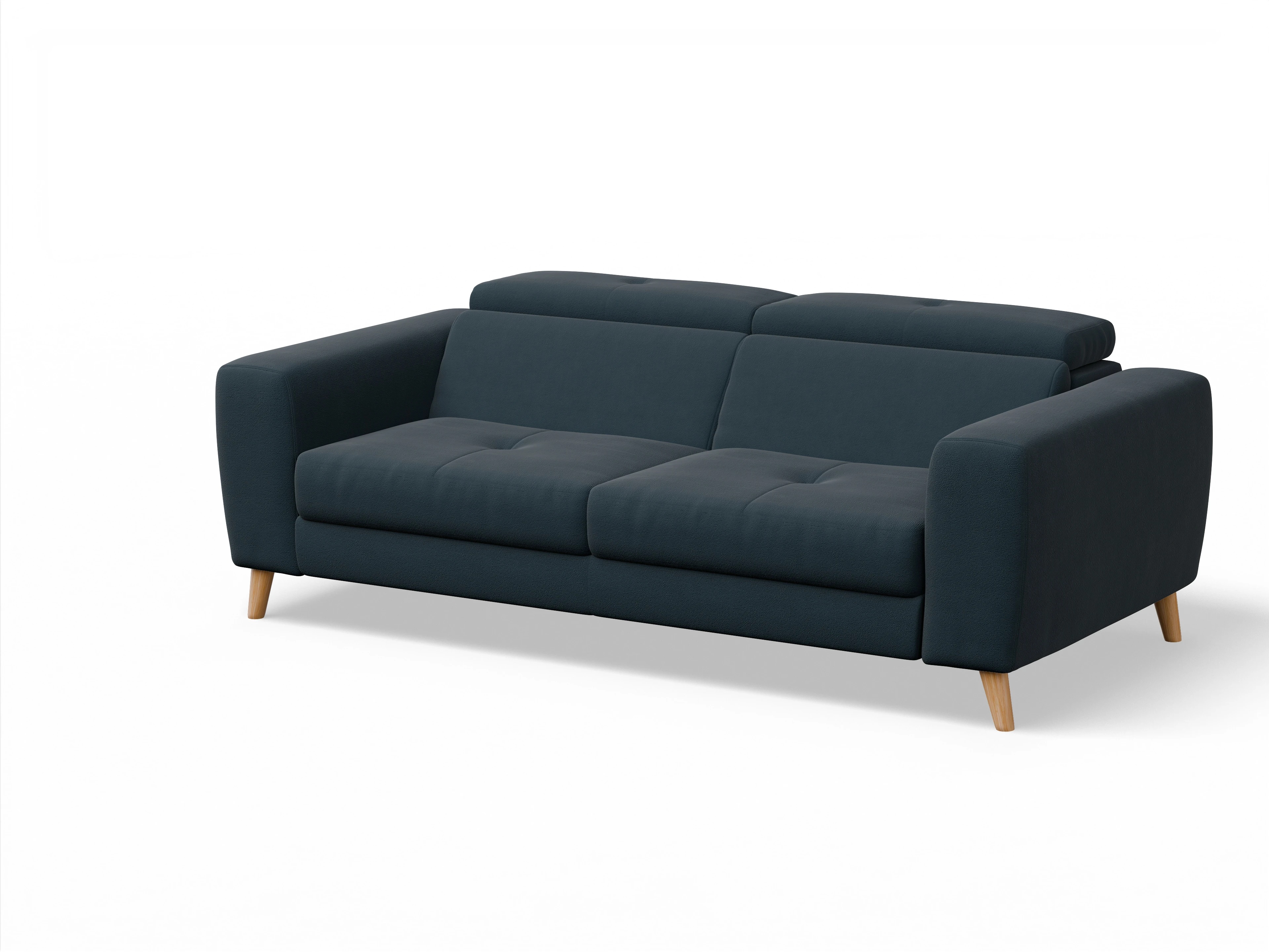 Ansicht des Produktes Capua 3-Sitzer Sofa in Stoff Blau