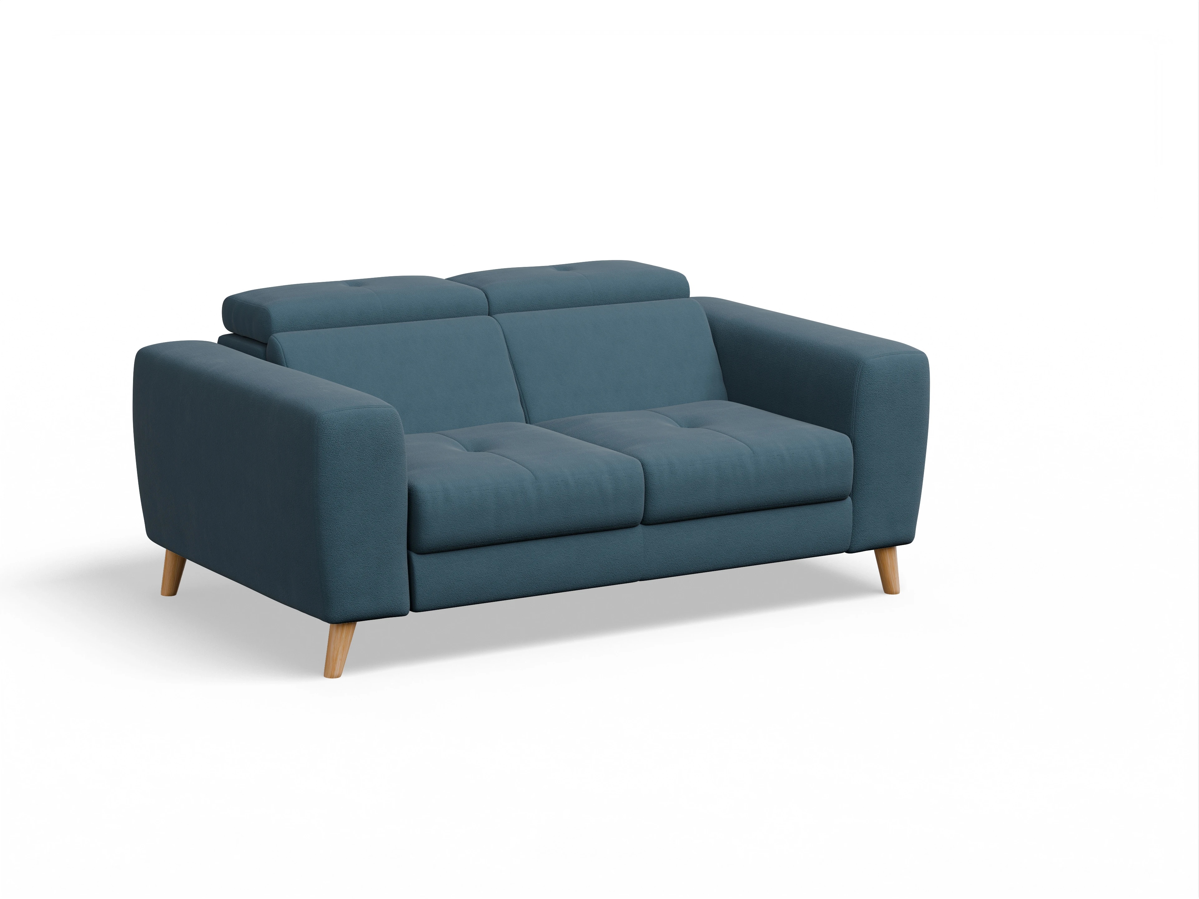 Ansicht des Produktes Capua 2-Sitzer Sofa in Stoff Blau