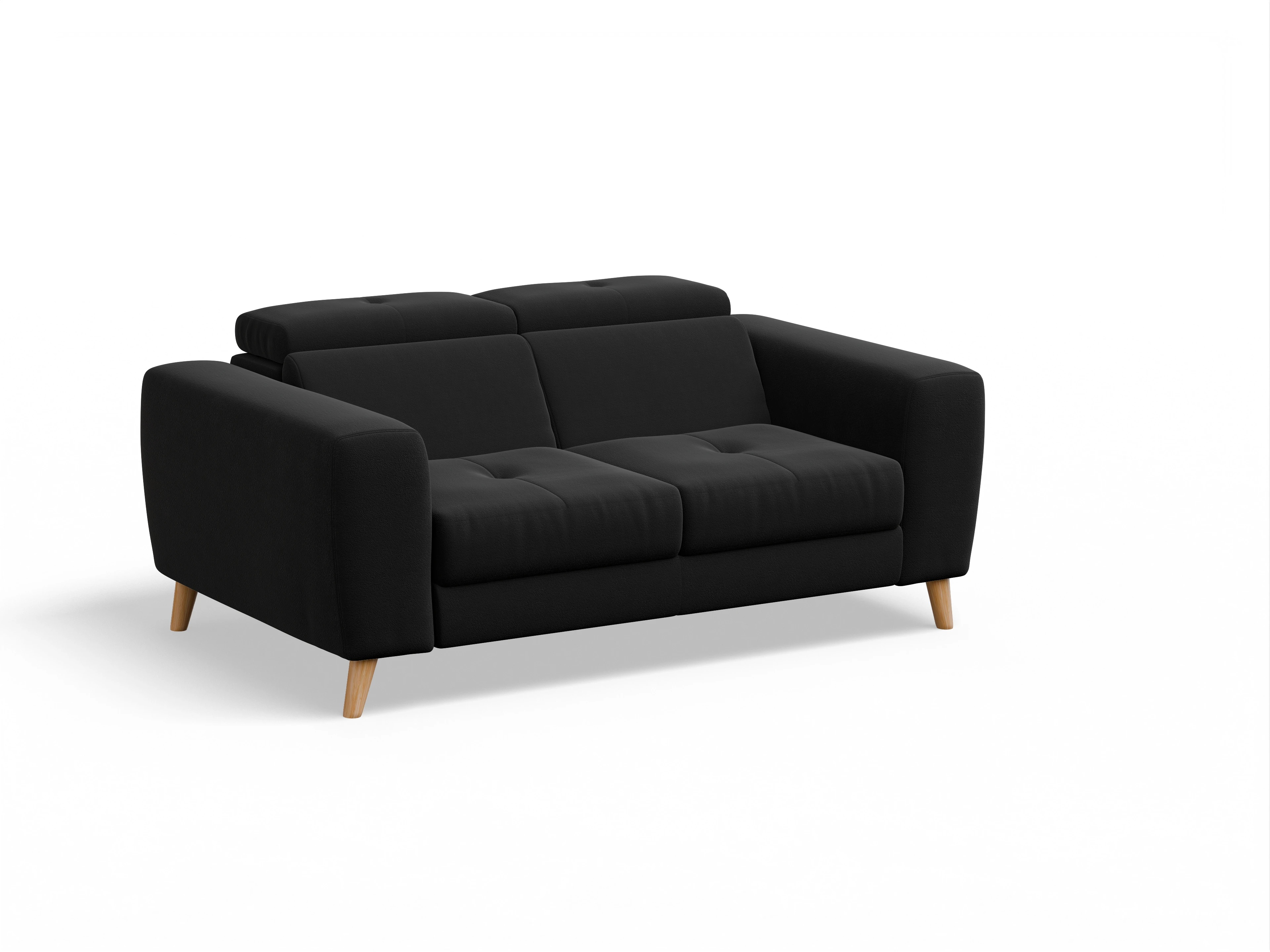 Ansicht des Produktes Capua 2-Sitzer Sofa in Stoff Schwarz