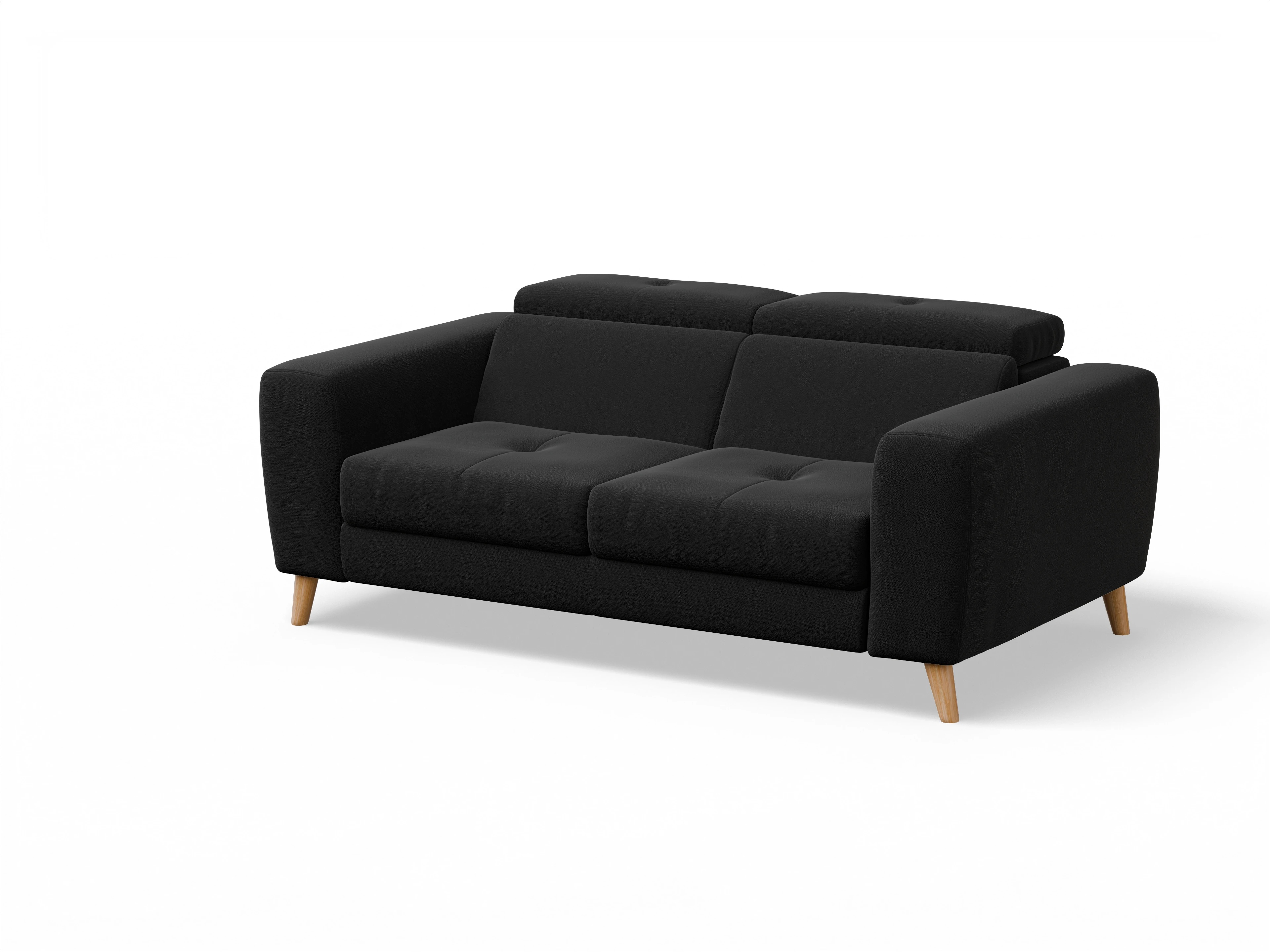 Ansicht des Produktes Capua 2,5-Sitzer Sofa in Stoff Schwarz
